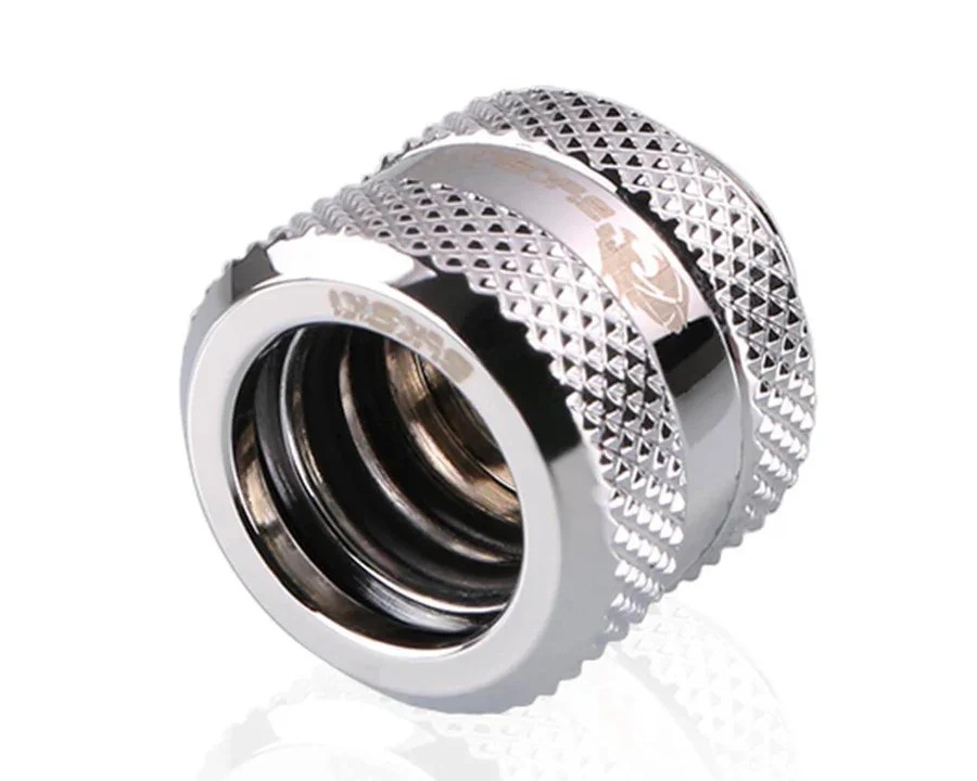 Bykski Rigid 14mm OD Fitting - (B-HTJ-L14-Silver - BYKSKI product image