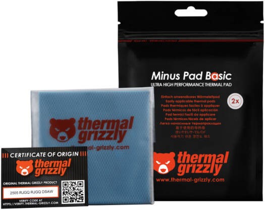Thermal Grizzly TG-MP-B-100-100-10-2 Minus Pad Basic 2-Pack - THERMAL GRIZZLY product image