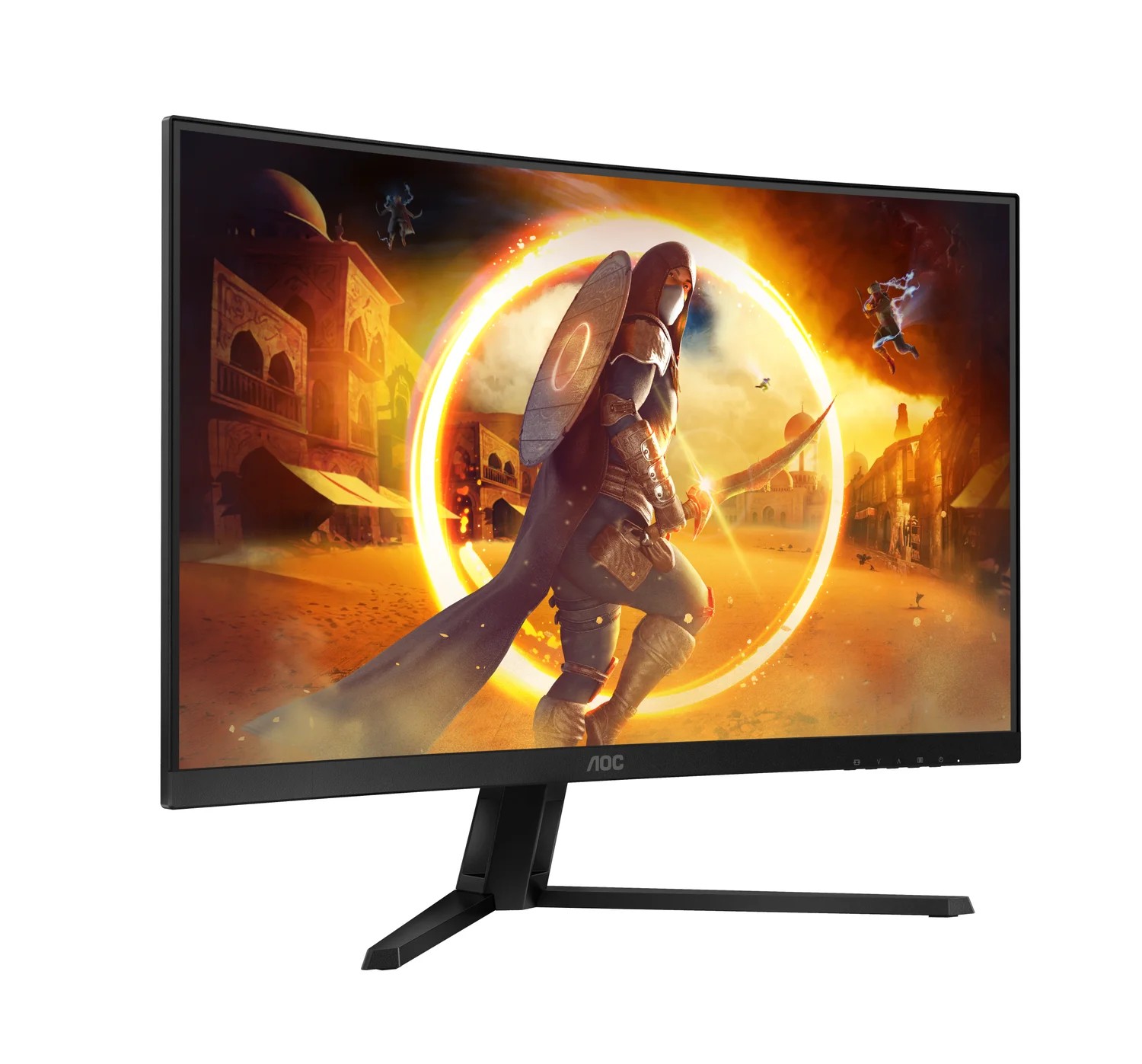 AOC-CQ32G4VE Gaming Monitor|Curved 32 inch|VA QHD 2560x1440 180Hz|1ms|HDMI DP|VESA|Low Blue Model | Adaptive Syn|3YR Warranty - AOC product image