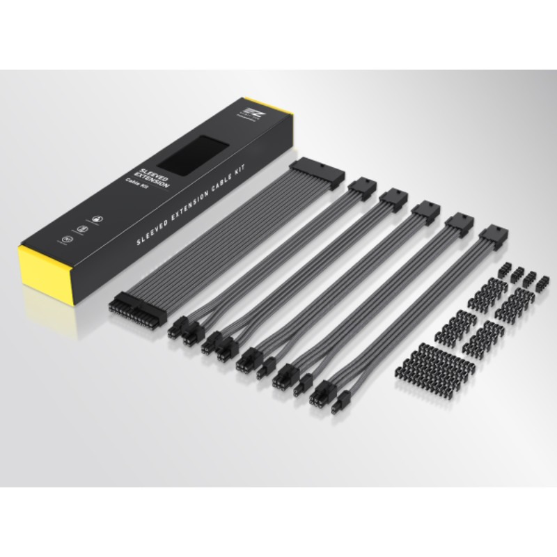 EZDIY 16AWG PSU Cable Extension 6 Cables V2-Carbon - additional product image 14