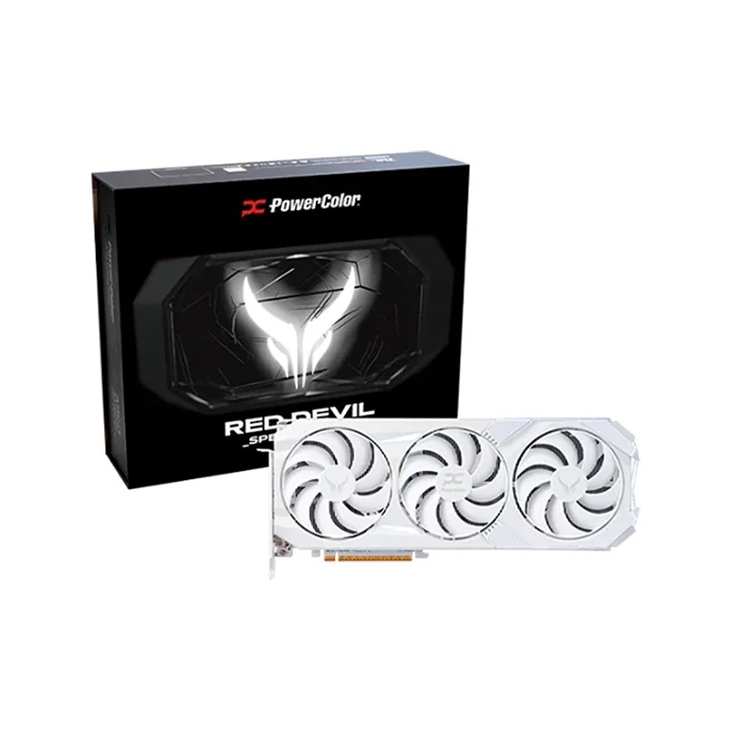 PowerColor Red Devil Spectral White AMD Radeon™ RX 9070 XT 16GB GDDR6