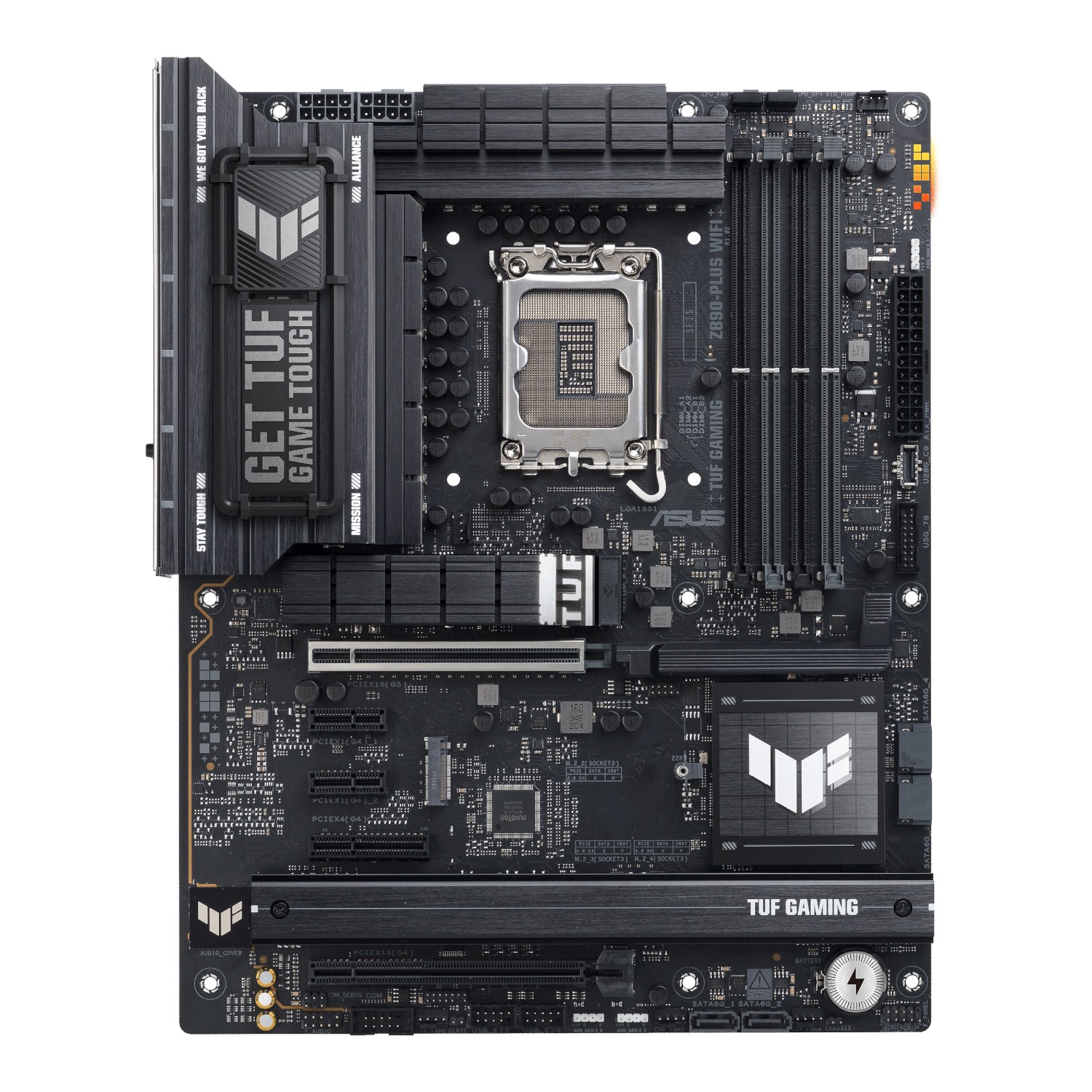 Asus TUF Gaming Z890-PLUS WIFI Intel LGA1851 ATX Gaming Motherboard - additional product image 2
