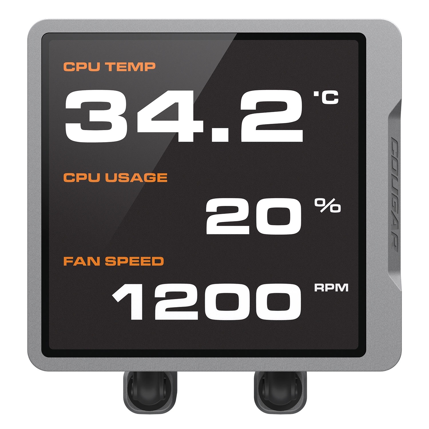 Cougar Poseidon Vistek Pro ARGB 240 AIO CPU Cooler (3.95" LCD) - additional product image 4