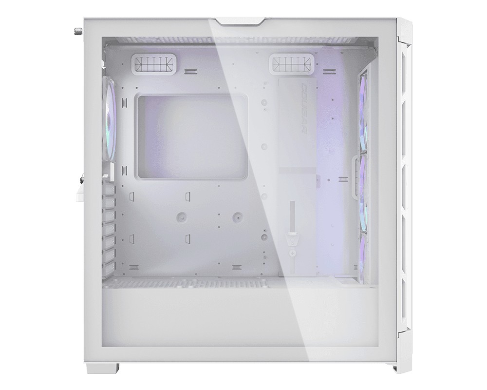 Cougar Airface Pro RGB Mid Tower PC Case (White | 4 ARGB Fans | E-ATX) - additional product image 7