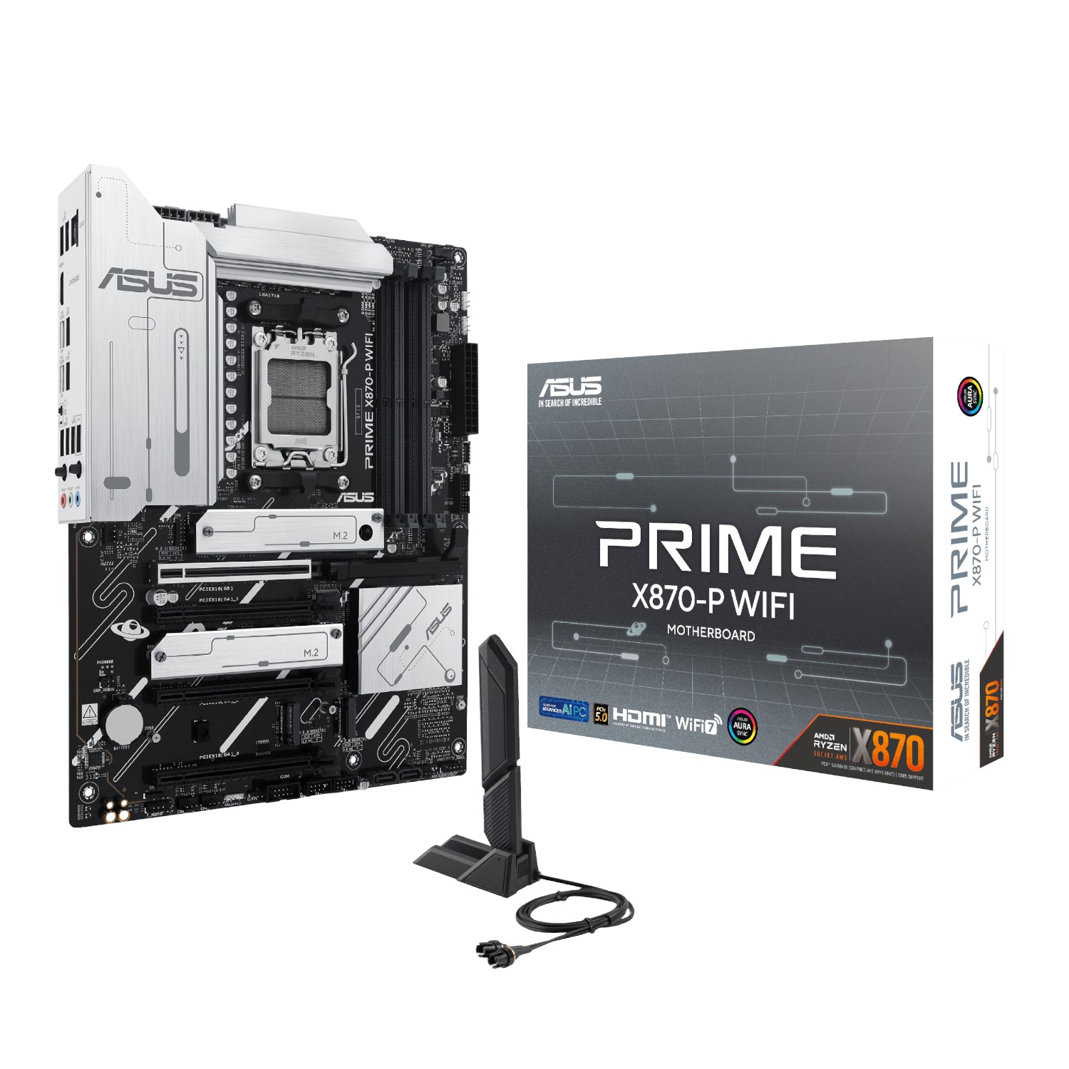 Asus PRIME X870-P WIFI ATX Gaming Motherboard - ASUS product image