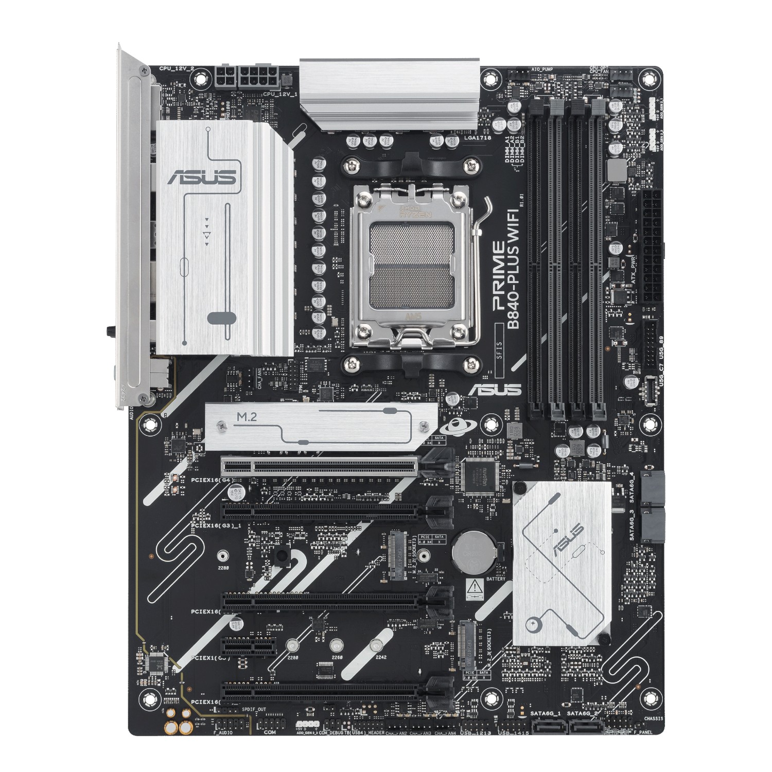 Asus PRIME B840-PLUS WIFI AMD AM5 ATX Gaming Motherboard - additional product image 2