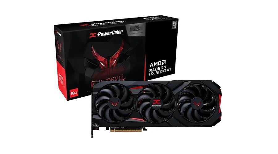 PowerColor Red Devil AMD Radeon™ RX9070XT 16G-E/OC/Backplate Special Edition - POWERCOLOR product image