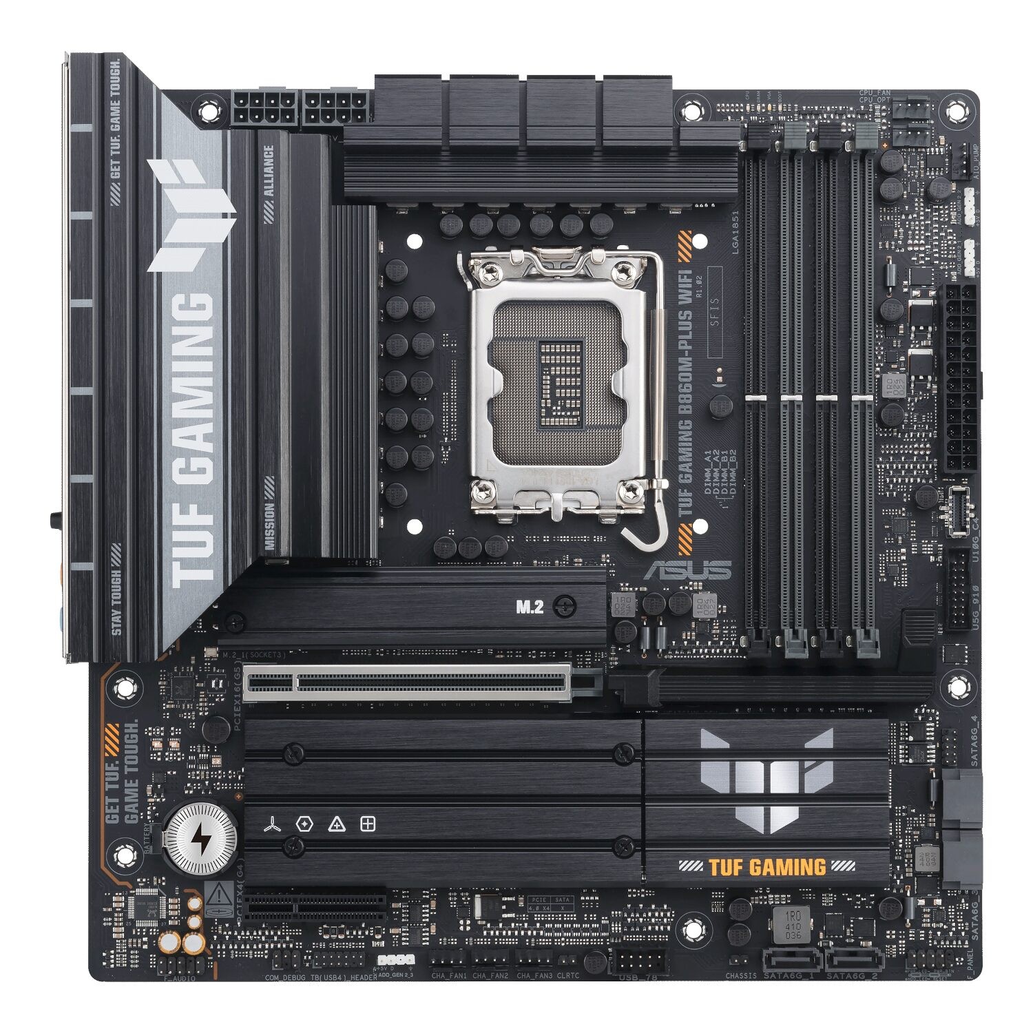 Asus TUF Gaming B860M-Plus Wi-Fi M-ATX Motherboard – Intel LGA1851, DDR5, PCIe 5.0. Wi-Fi 7 - additional product image 2