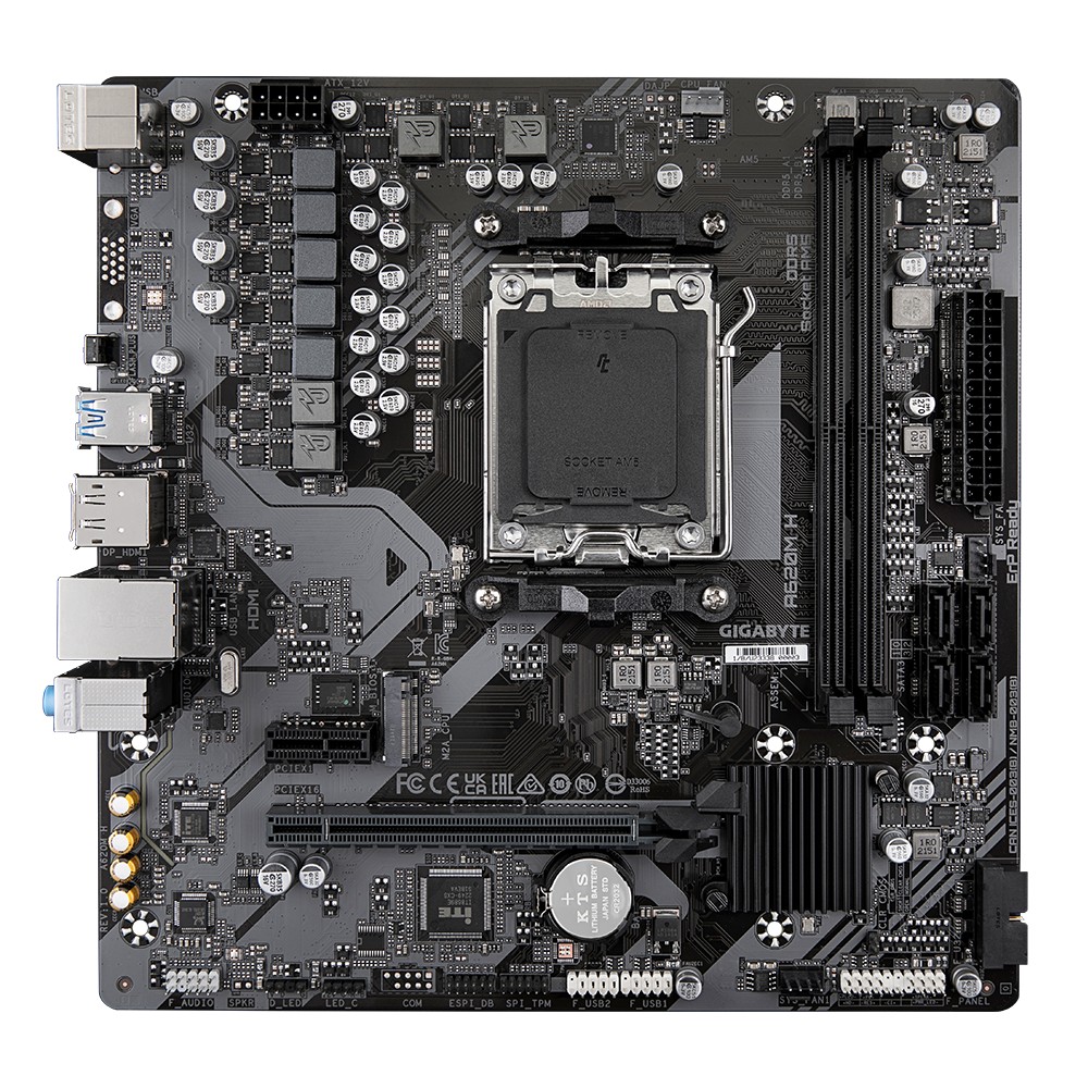 GIGABYTE AMD A620 Chipset for AMD AM5; 2x Dual DDR5; 1x M2; HDMI; DP; mATX. - additional product image 3