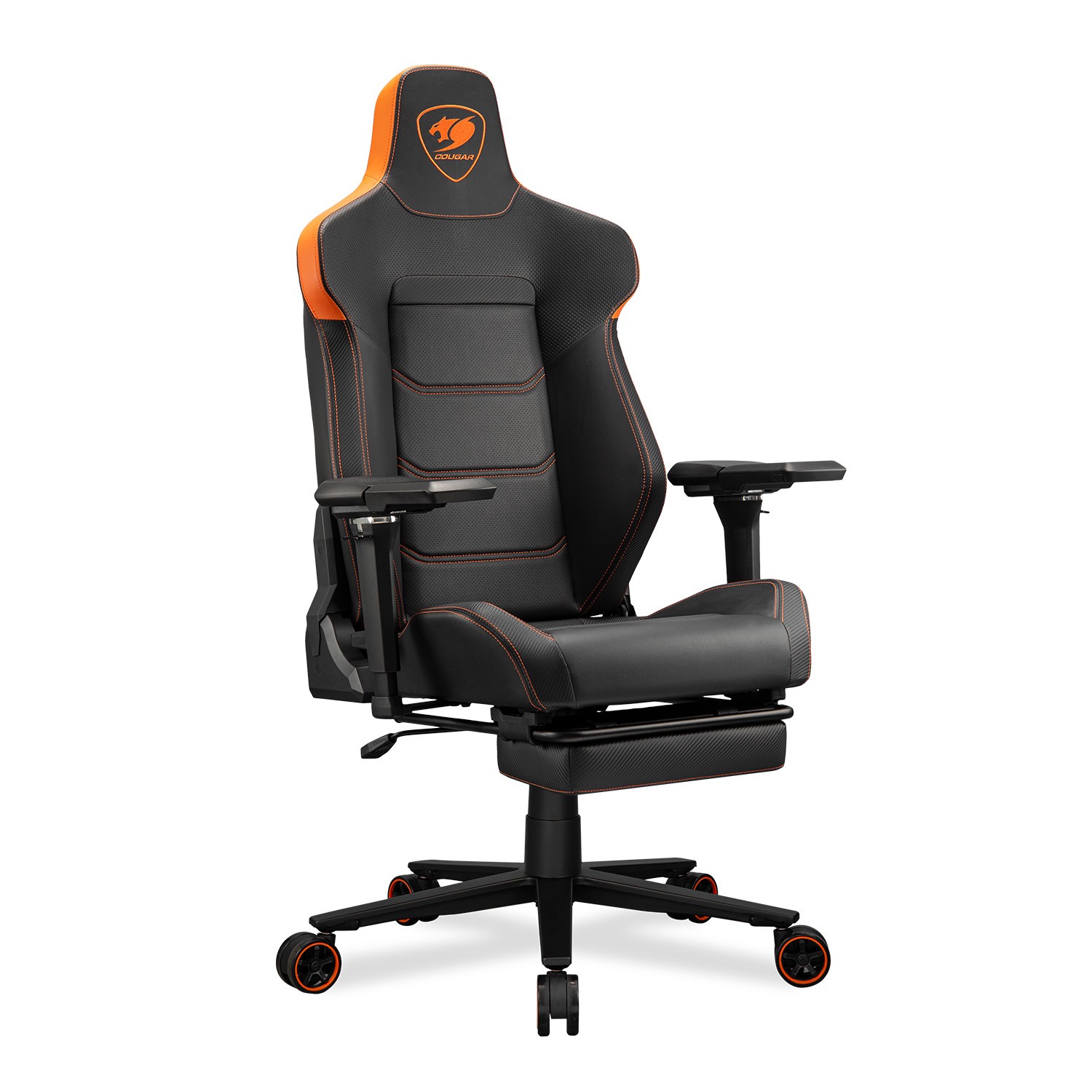 Cougar Armor EVO M | Gaming Chair with 5D Armrests & Footrest | Orange/Black - additional product image 7