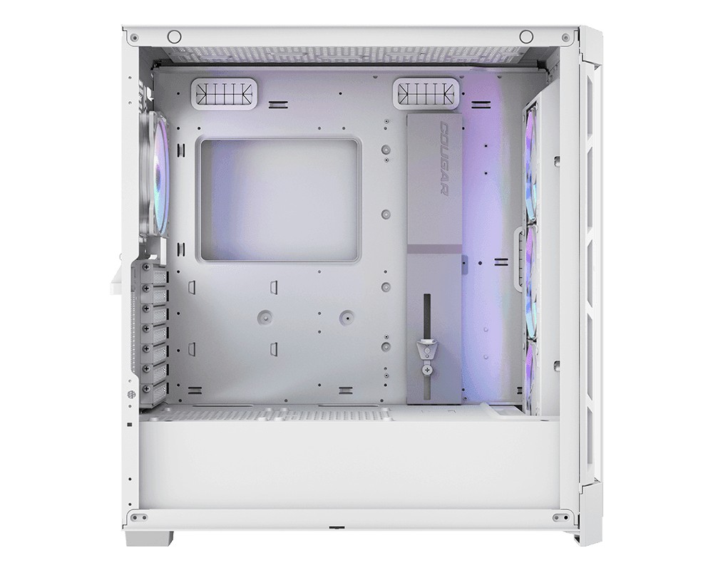 Cougar Airface Pro RGB Mid Tower PC Case (White | 4 ARGB Fans | E-ATX) - additional product image 6