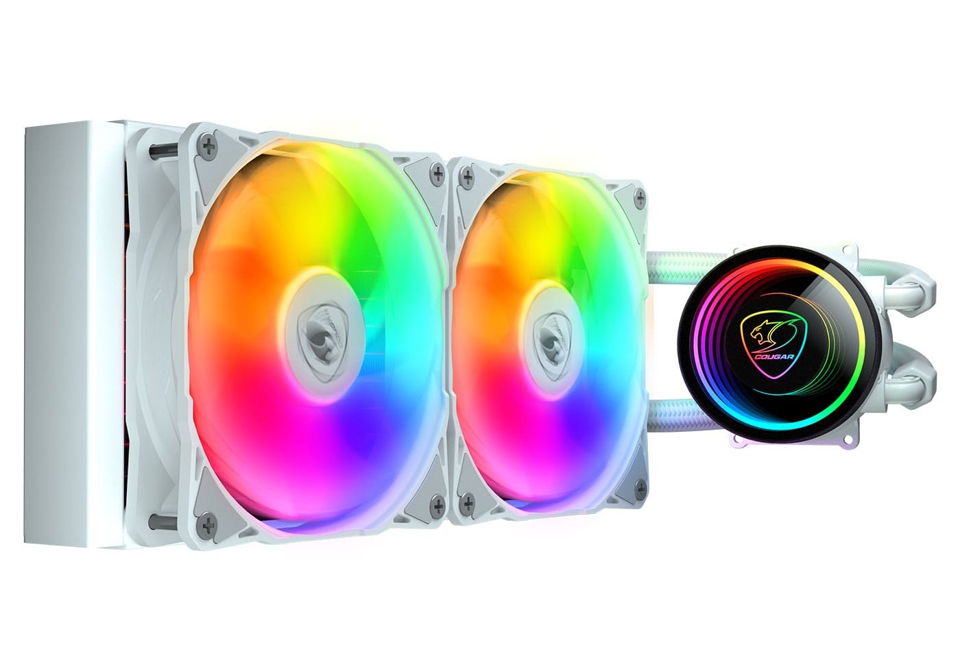 Cougar Poseidon Elite ARGB 240 AIO CPU Cooler (White | Infinity Mirror) - additional product image 2