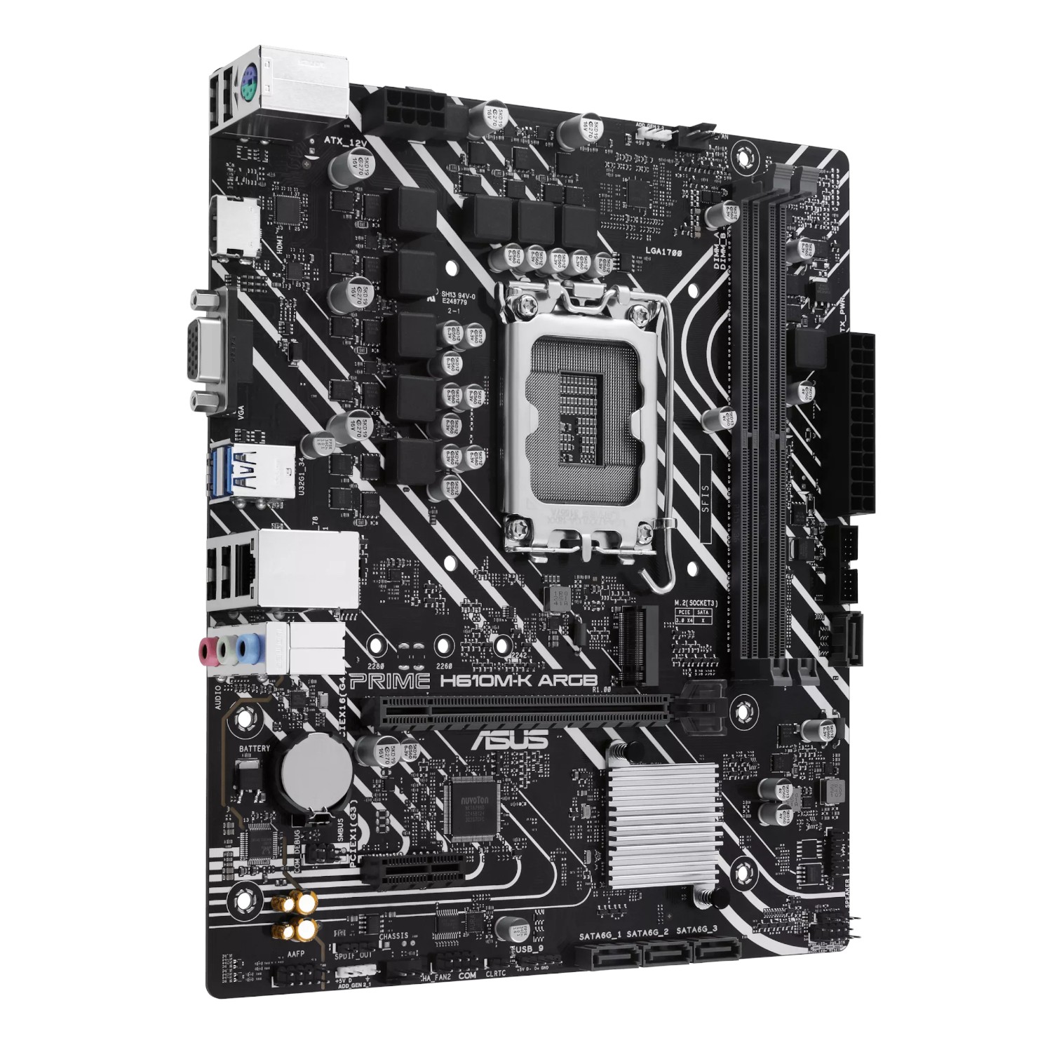 Asus PRIME H610M-K ARGB Intel LGA1700 M-ATX Motherboard - additional product image 3