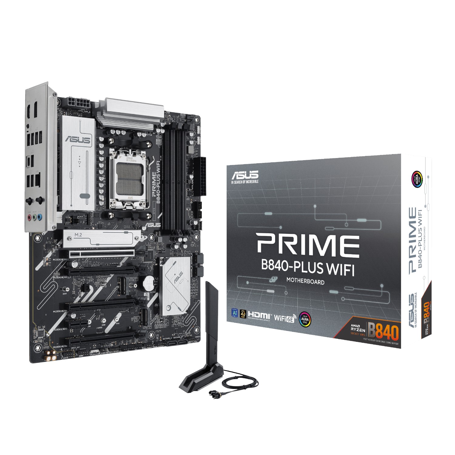 Asus PRIME B840-PLUS WIFI AMD AM5 ATX Gaming Motherboard - ASUS product image