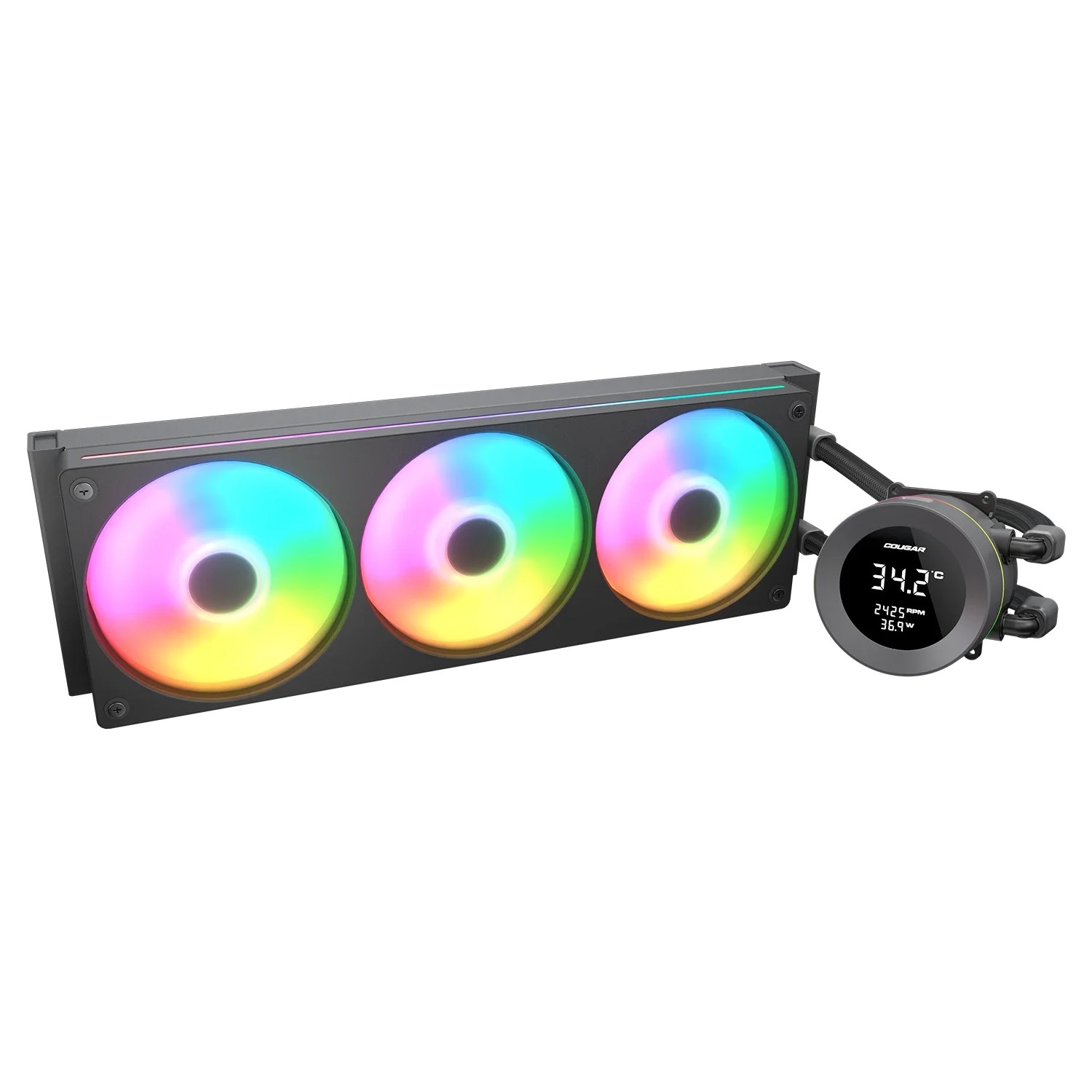 Cougar Poseidon Vistek 360mm ARGB CPU Cooler | Liquid Cooling