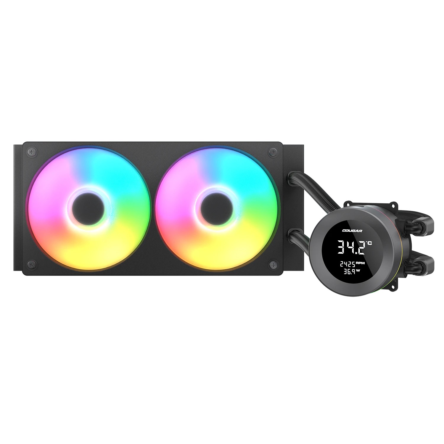 Cougar Poseidon Vistek ARGB 240mm CPU Cooler | Display Your Power - additional product image 2