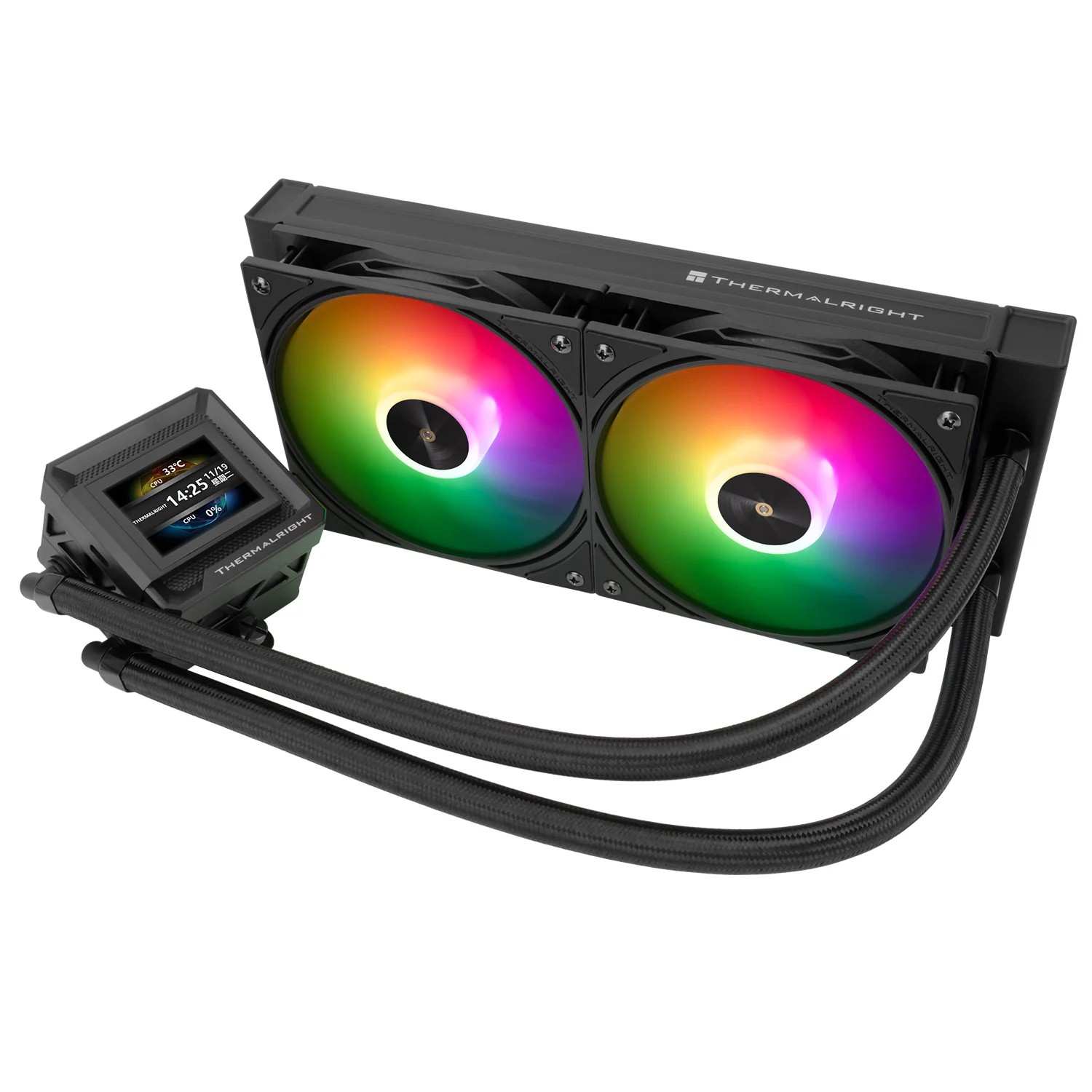 Thermalright Frozen Warframe 240 Black Argb AIO CPU Cooler - THERMALRIGHT product image
