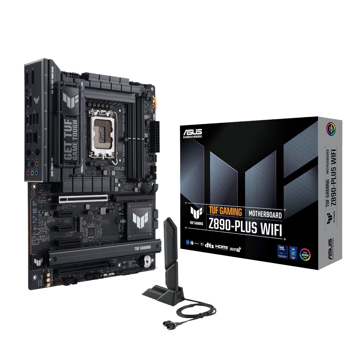 Asus TUF Gaming Z890-PLUS WIFI Intel LGA1851 ATX Gaming Motherboard - ASUS product image