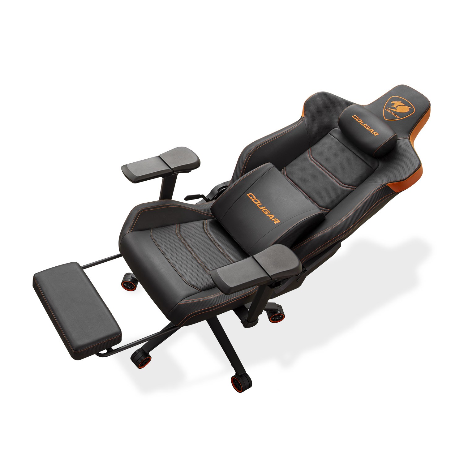 Cougar Armor EVO M | Gaming Chair with 5D Armrests & Footrest | Orange/Black - additional product image 9