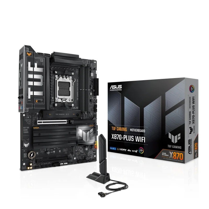 Asus TUF Gaming X870-PLUS WIFI AMD AM5 ATX Gaming Motherboard