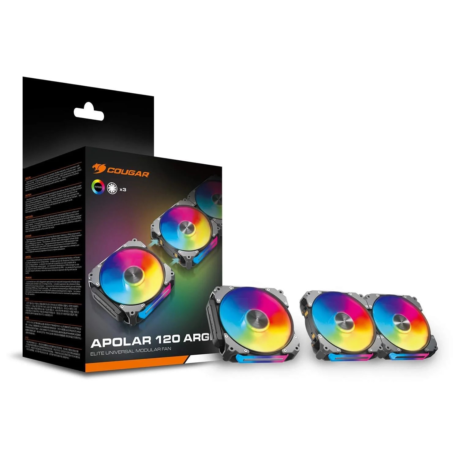 Cougar Apolar 120 ARGB (3 in one Package) - COUGAR product image