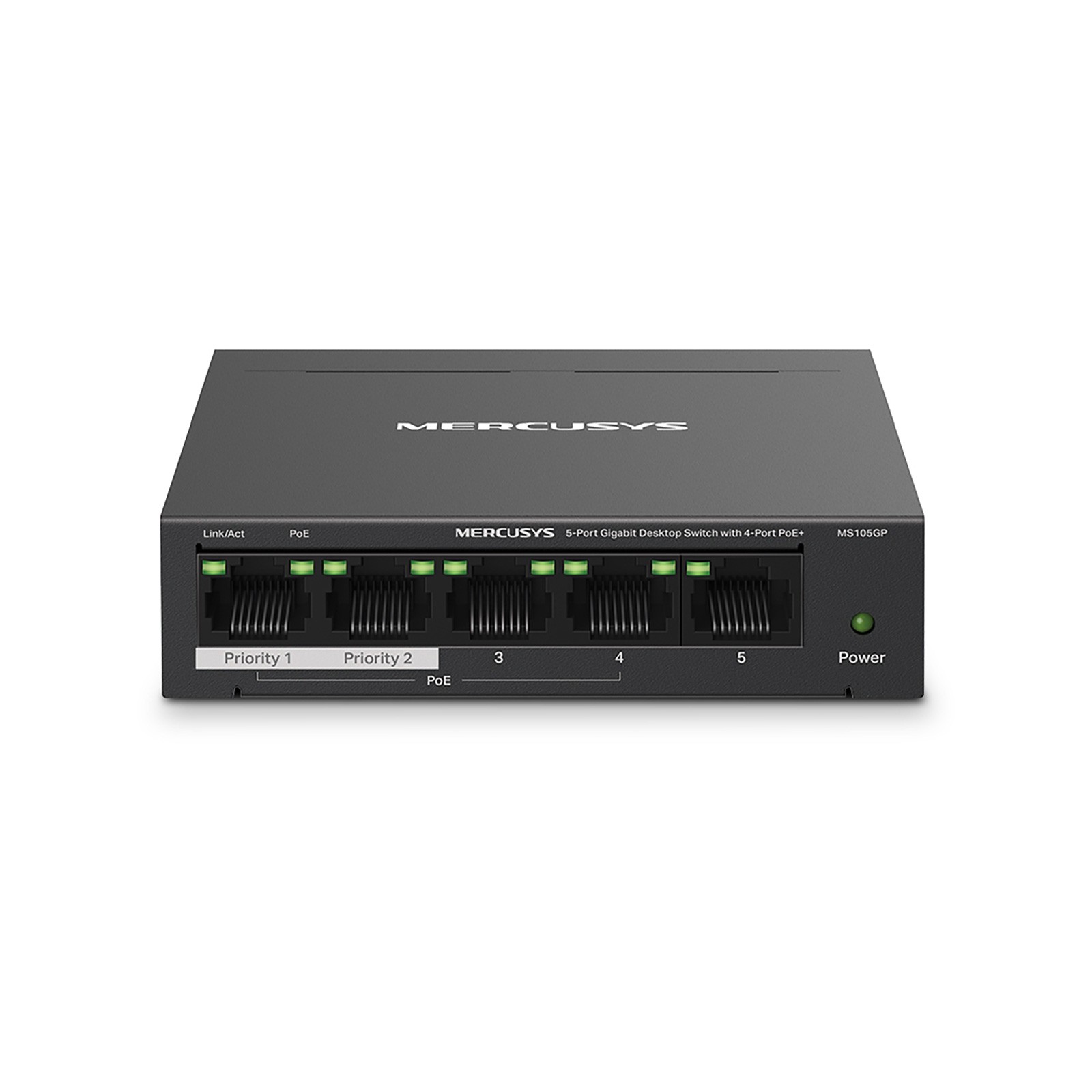 Mercusys 5 Port Gigabit Unmanaged Desktop POE Switch - PORT product image