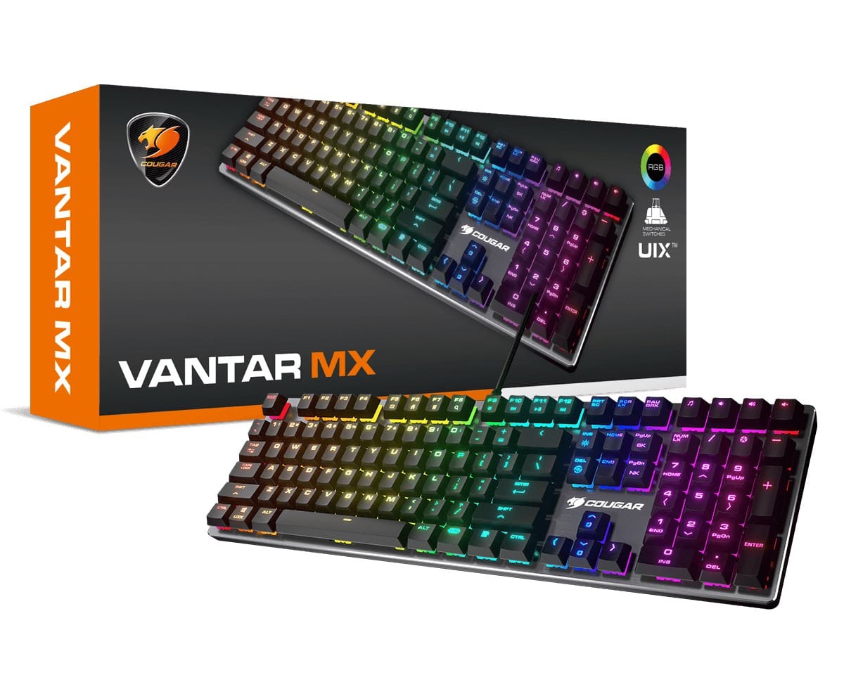 Cougar Vantar MX Low Profile Gaming Keyboard (Red Switch | Per-Key RGB) - additional product image 3