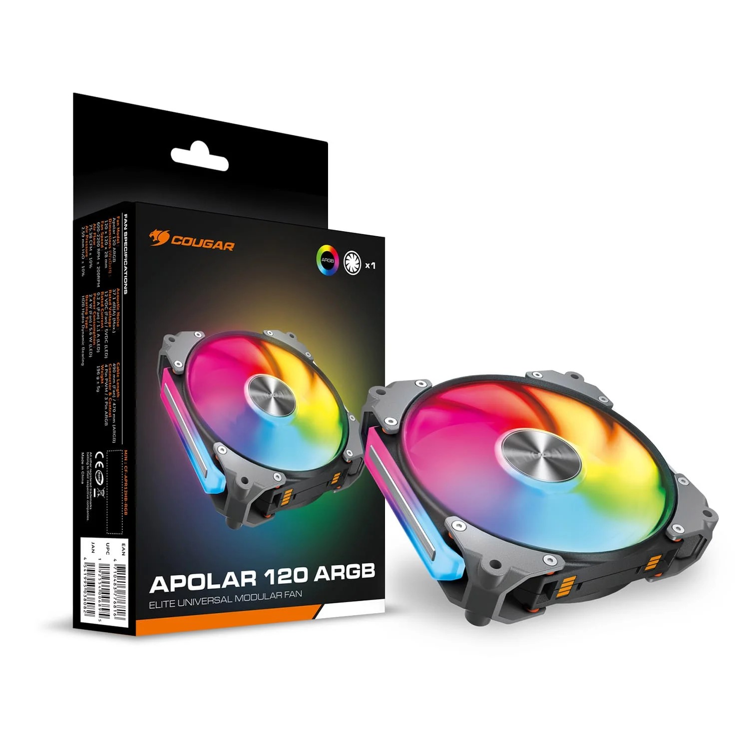 Cougar Apolar 120 ARGB (Single Package) - COUGAR product image
