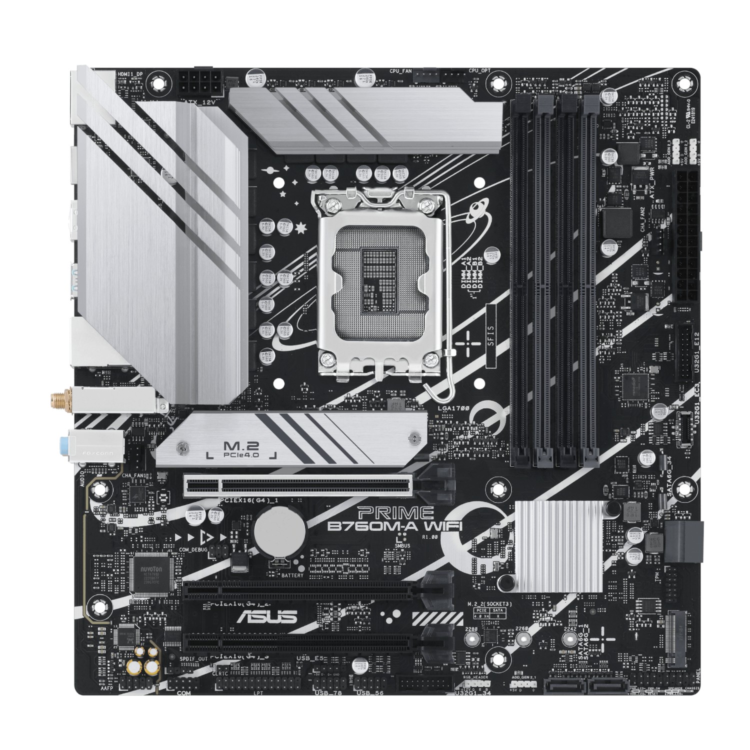 Asus PRIME B760M-A WIFI Intel LGA1700 M-ATX Motherboard - additional product image 2