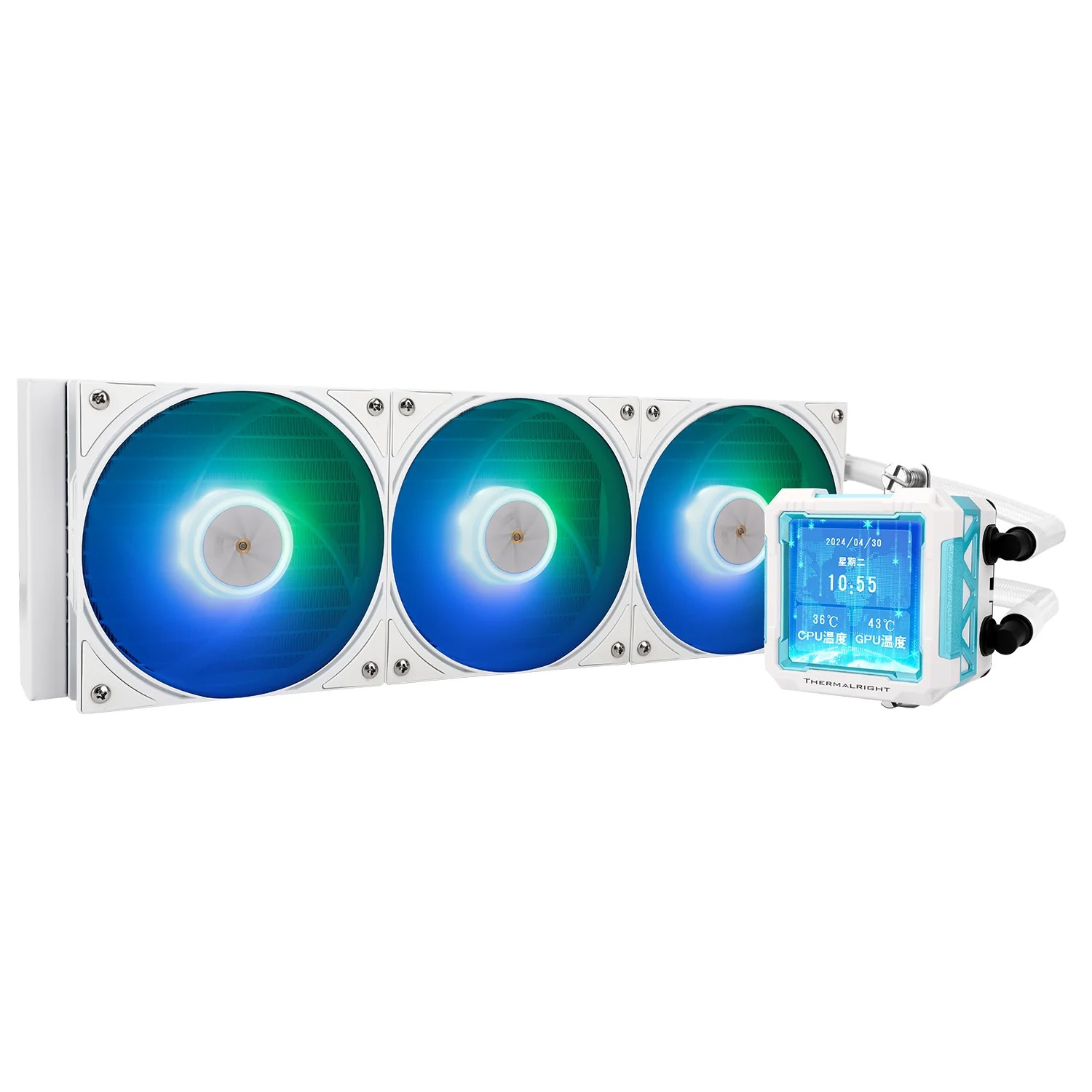 Thermalright Frozen Warframe Pro 360 White Argb AIO CPU Cooler - THERMALRIGHT product image