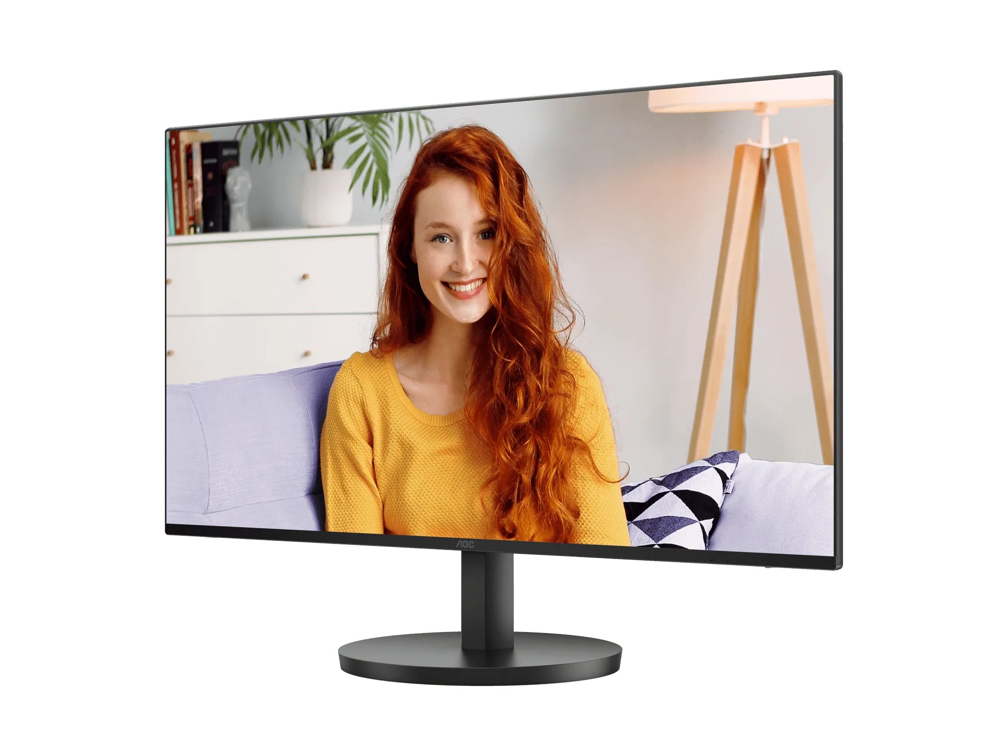AOC 24B3HA3 Monitor|23.8 inch|IPS FHD 1920x1080 120hz|1ms|300nits|HDMI VGA|VESA| Speakers|Internal Power Supply|4YR Warranty