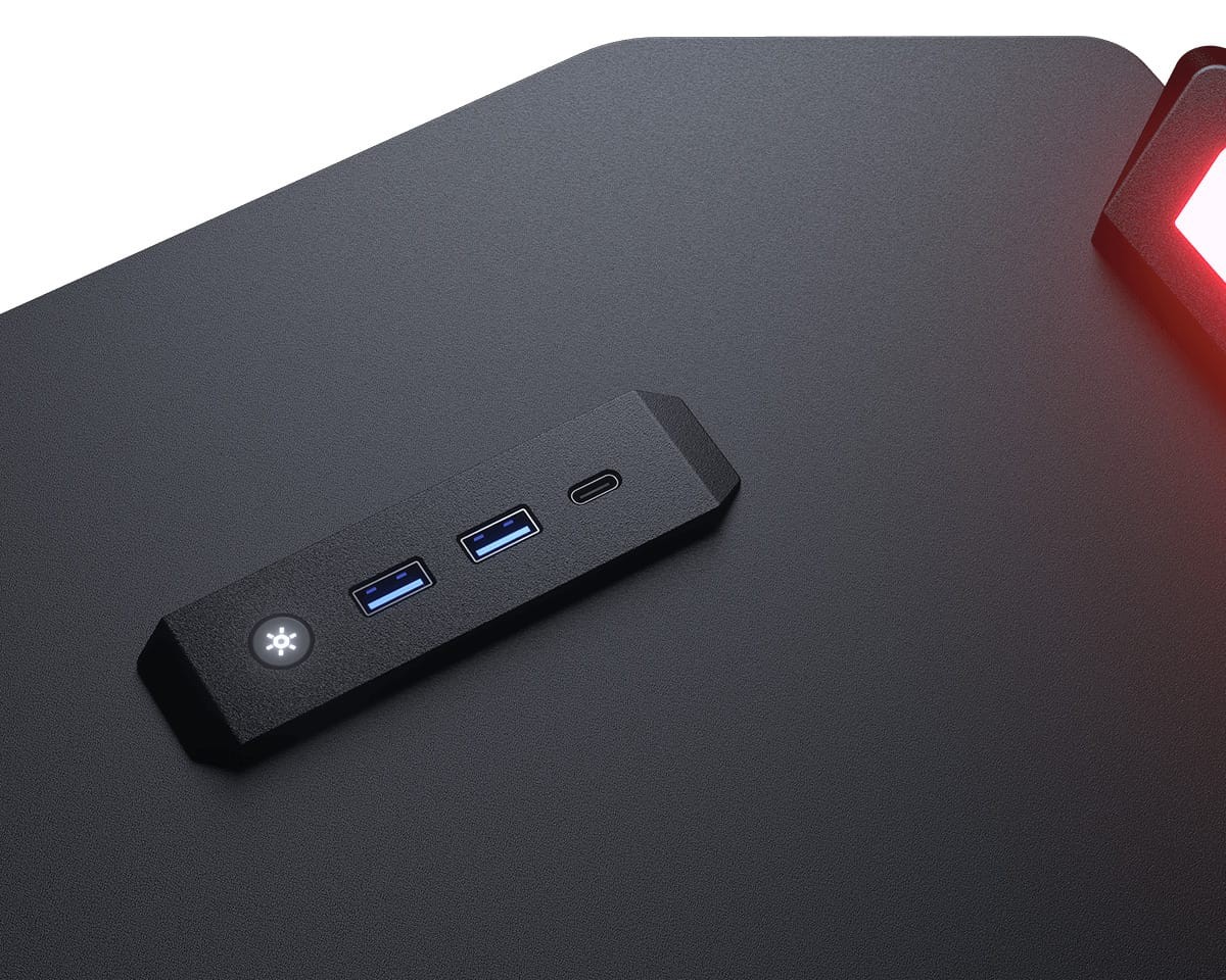 Cougar DEIMUS 120 Gaming Desk | RGB & USB-C | Multi-Monitor Ready - additional product image 8