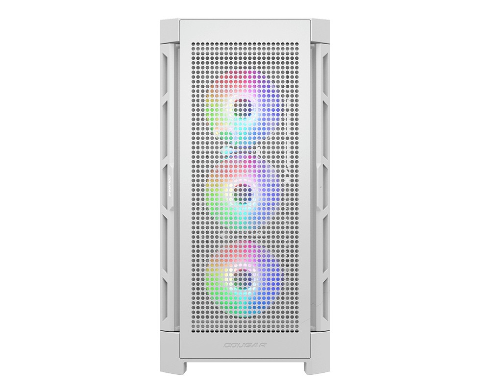 Cougar Airface Pro RGB Mid Tower PC Case (White | 4 ARGB Fans | E-ATX) - additional product image 3