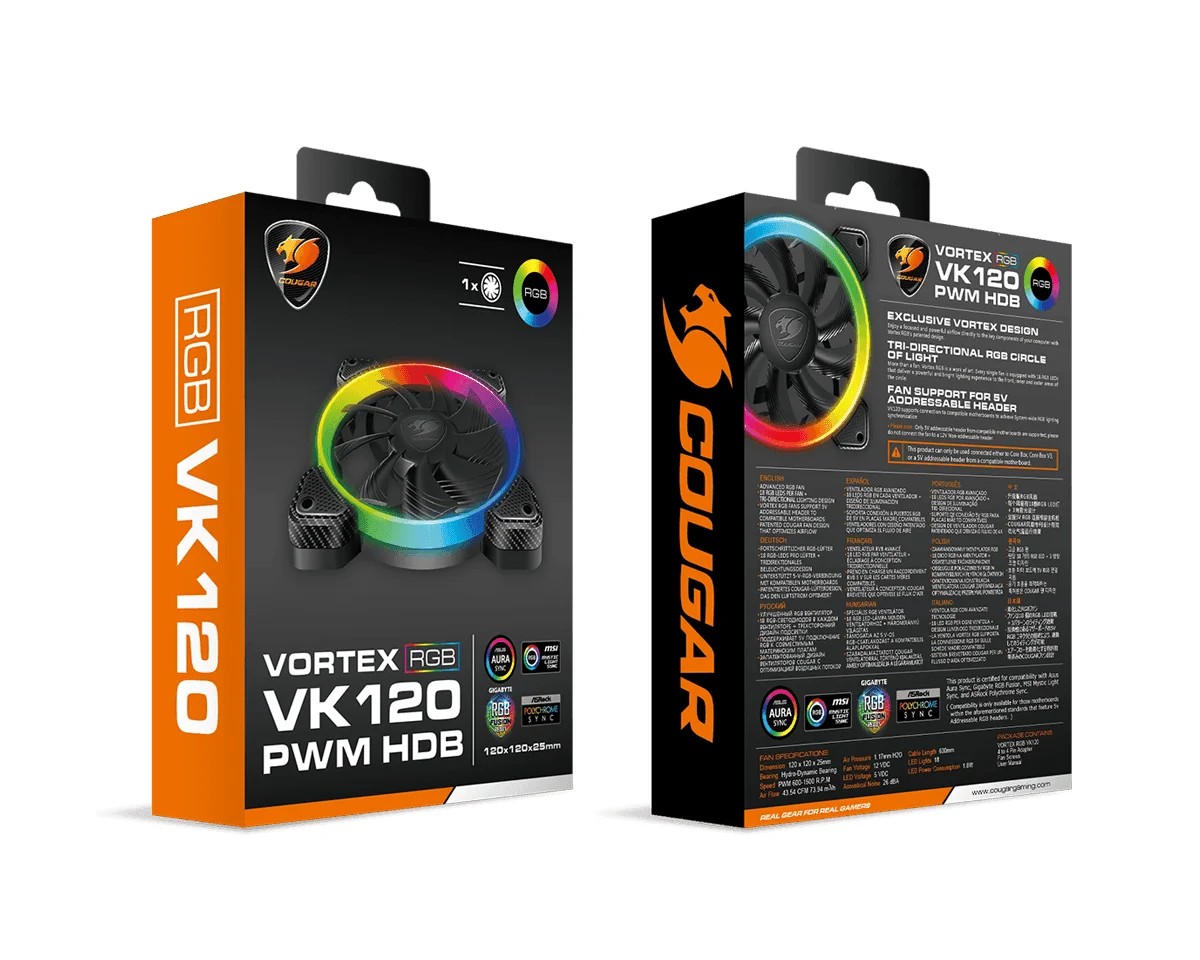 Cougar VORTEX VK 120 Fan - COUGAR product image