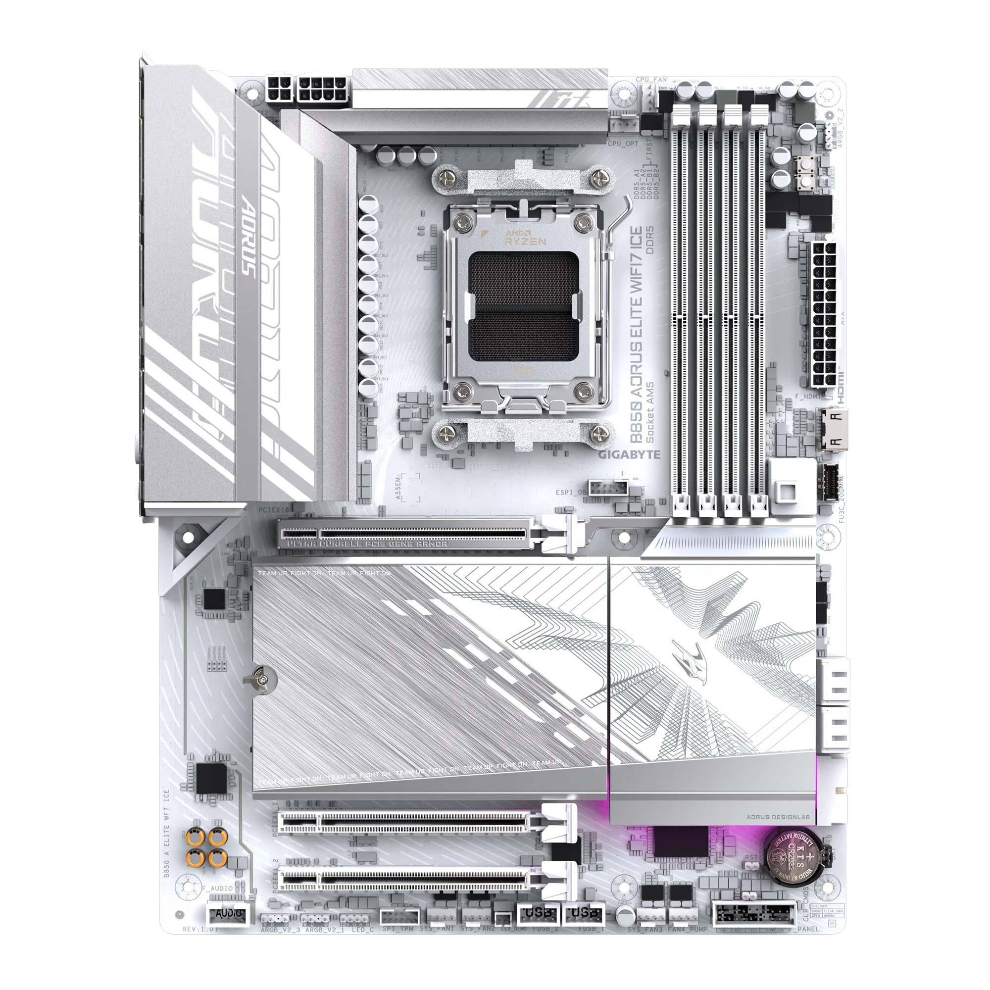 GIGABYTE AMD B850 Gaming Chipset for AMD AM5; 4x Dual DDR5; 3x M2; 1x HDMI 1x DP. . - additional product image 3
