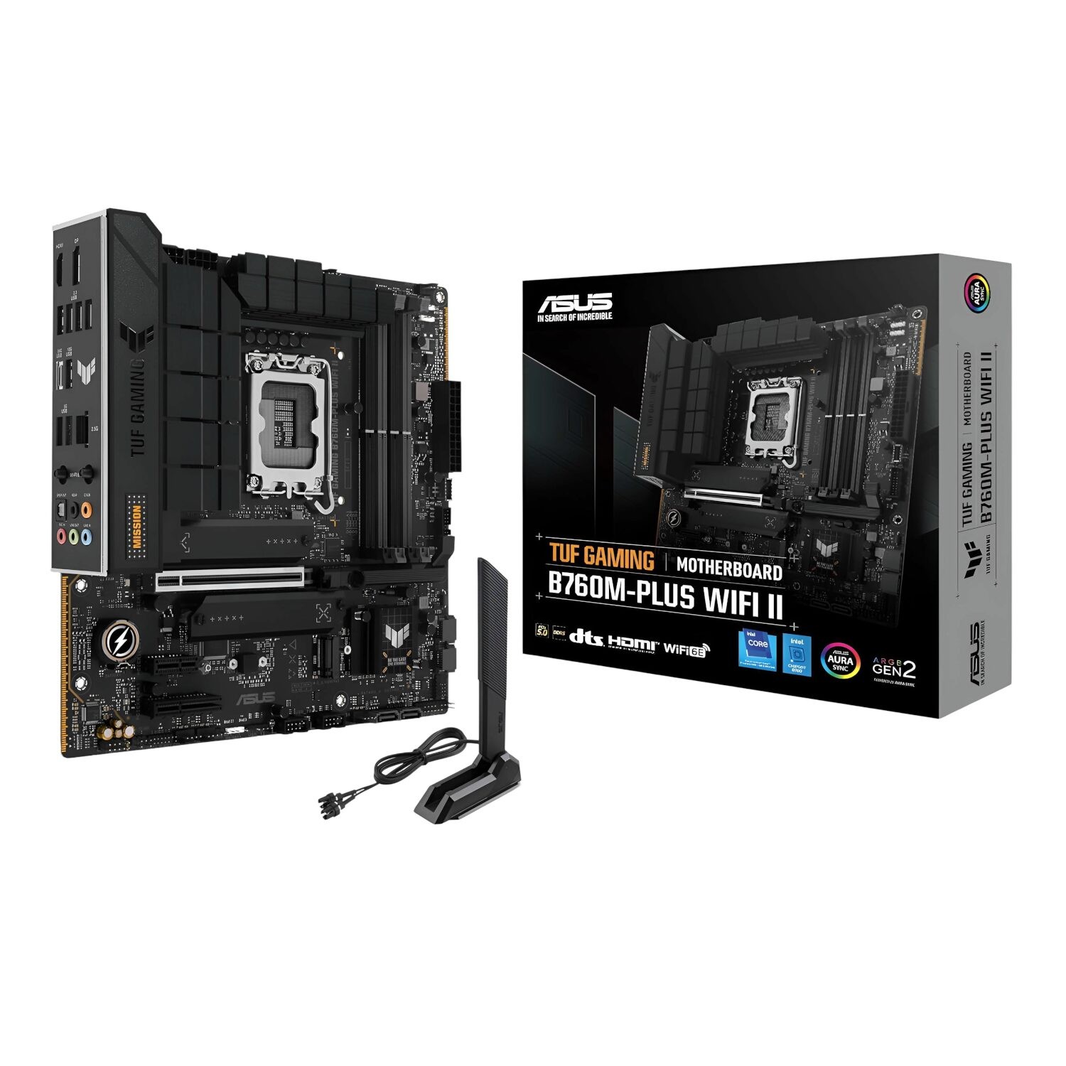Asus TUF Gaming B760M-PLUS WIFI II - mATX Motherboard - ASUS product image