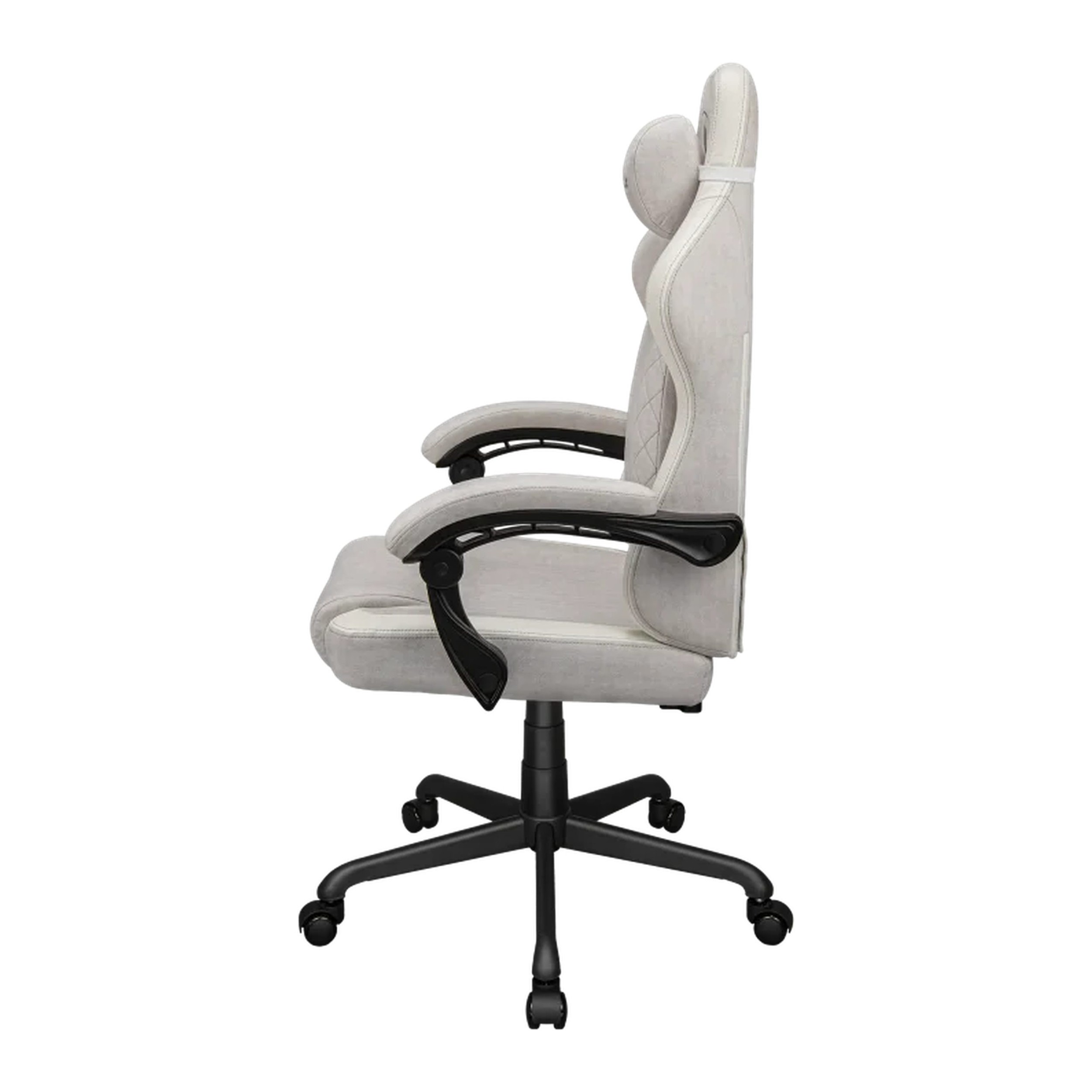 Cougar Fusion EX White Fabric Gaming Chair (Ash | 120kg | Dynamic Linkage Armrests) - additional product image 4