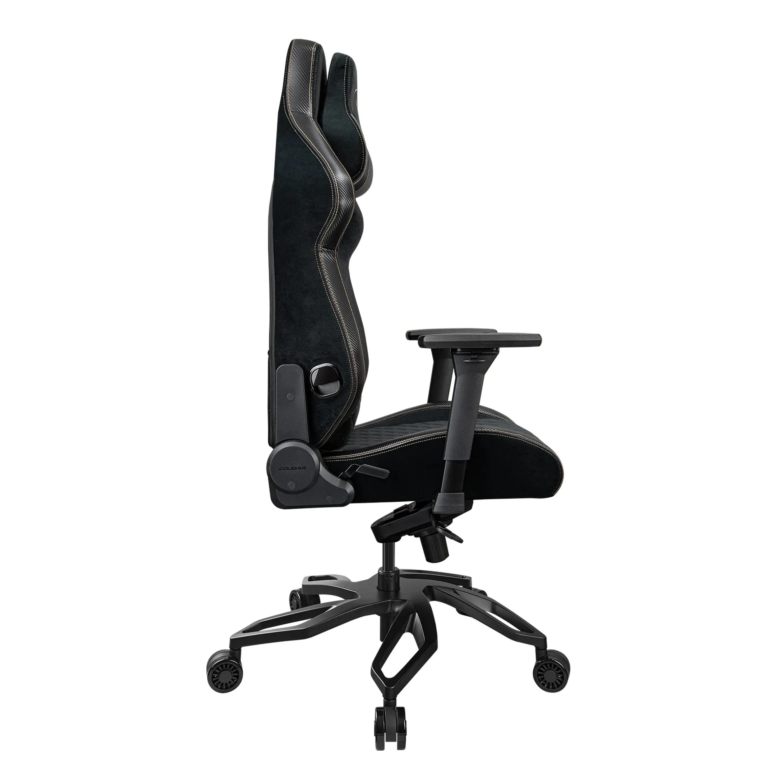 Cougar Titan Pro V2 Fabric Gaming Chair (Gold & Black | 160kg | 4D Armrests) - additional product image 4