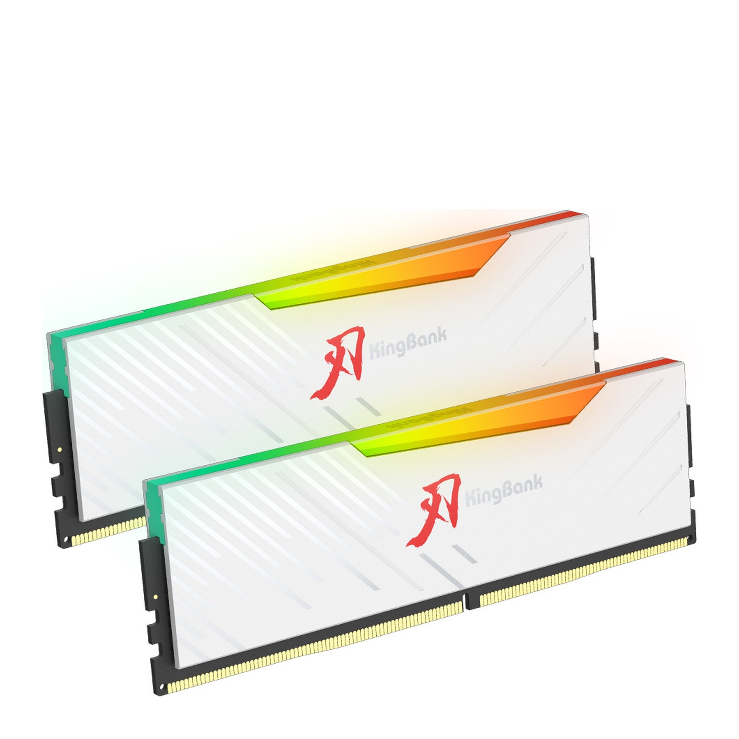 KingBank SoarBlade KRRW 32GB DDR4 3600MHz RGB Computer RAM White