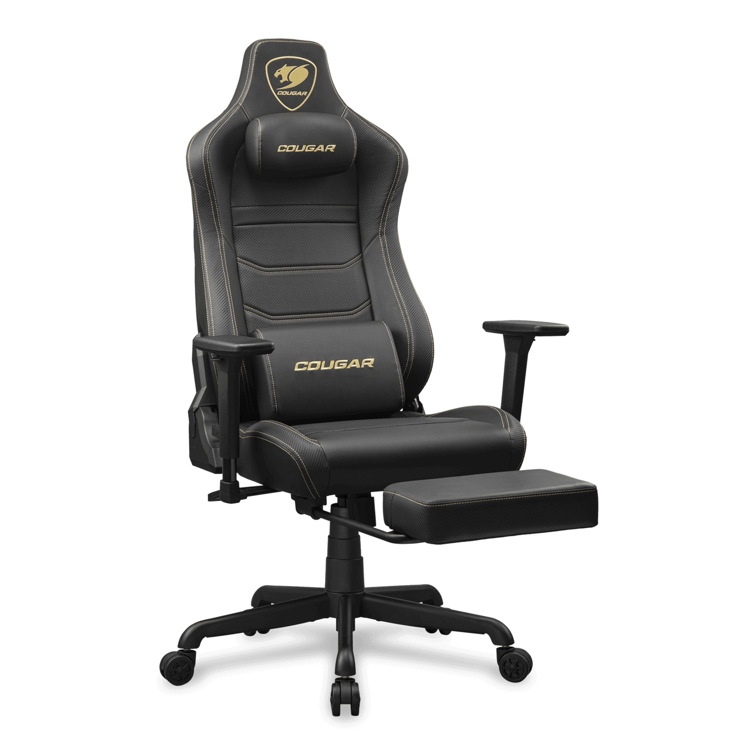 Cougar Armor EVO S GOLD | Gaming Chair with 3D Armrests & Footrest | Orange/Gold - additional product image 5