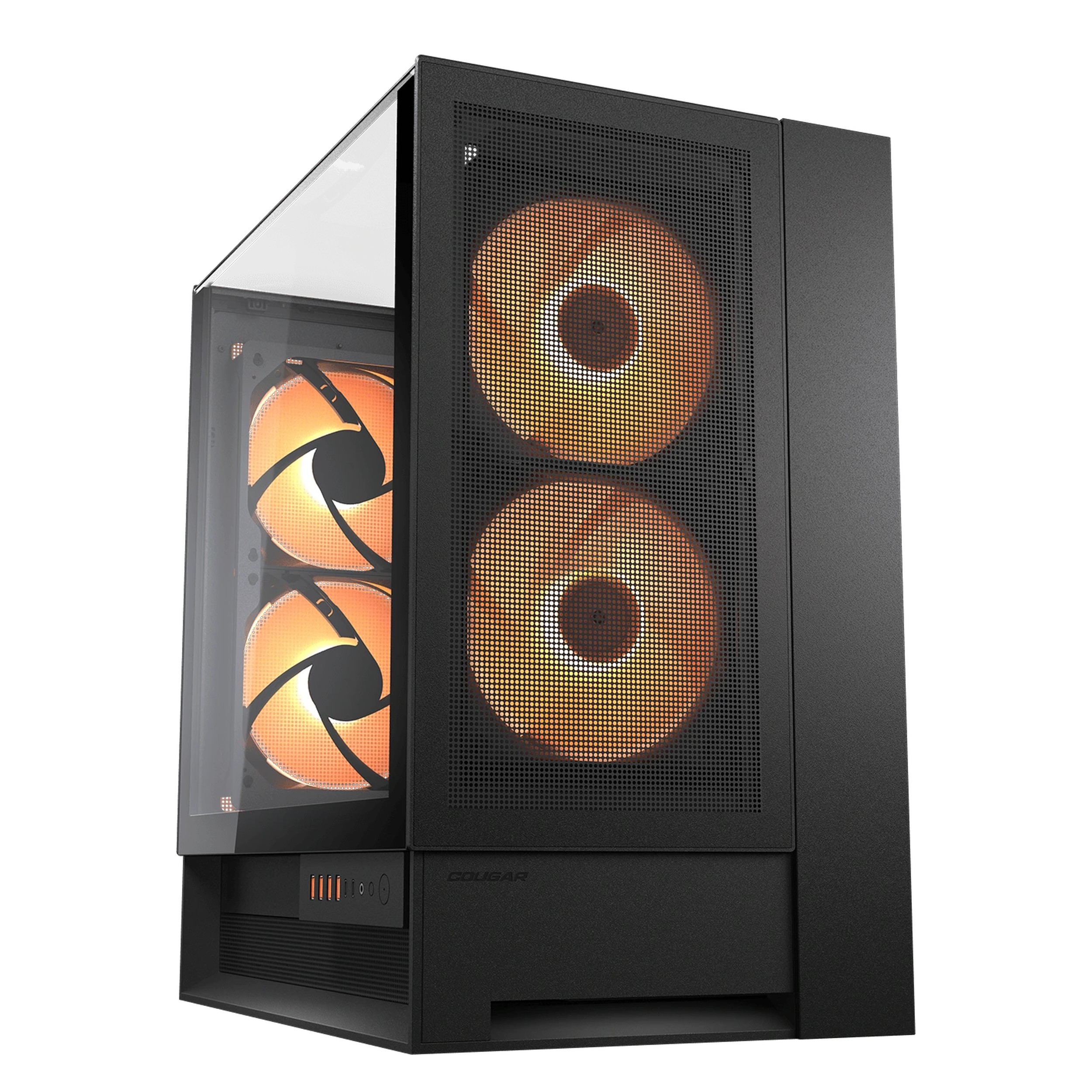 Cougar OmnyX | ATX Mid-Tower Case with 4x 160mm ARGB PWM Fans | Black