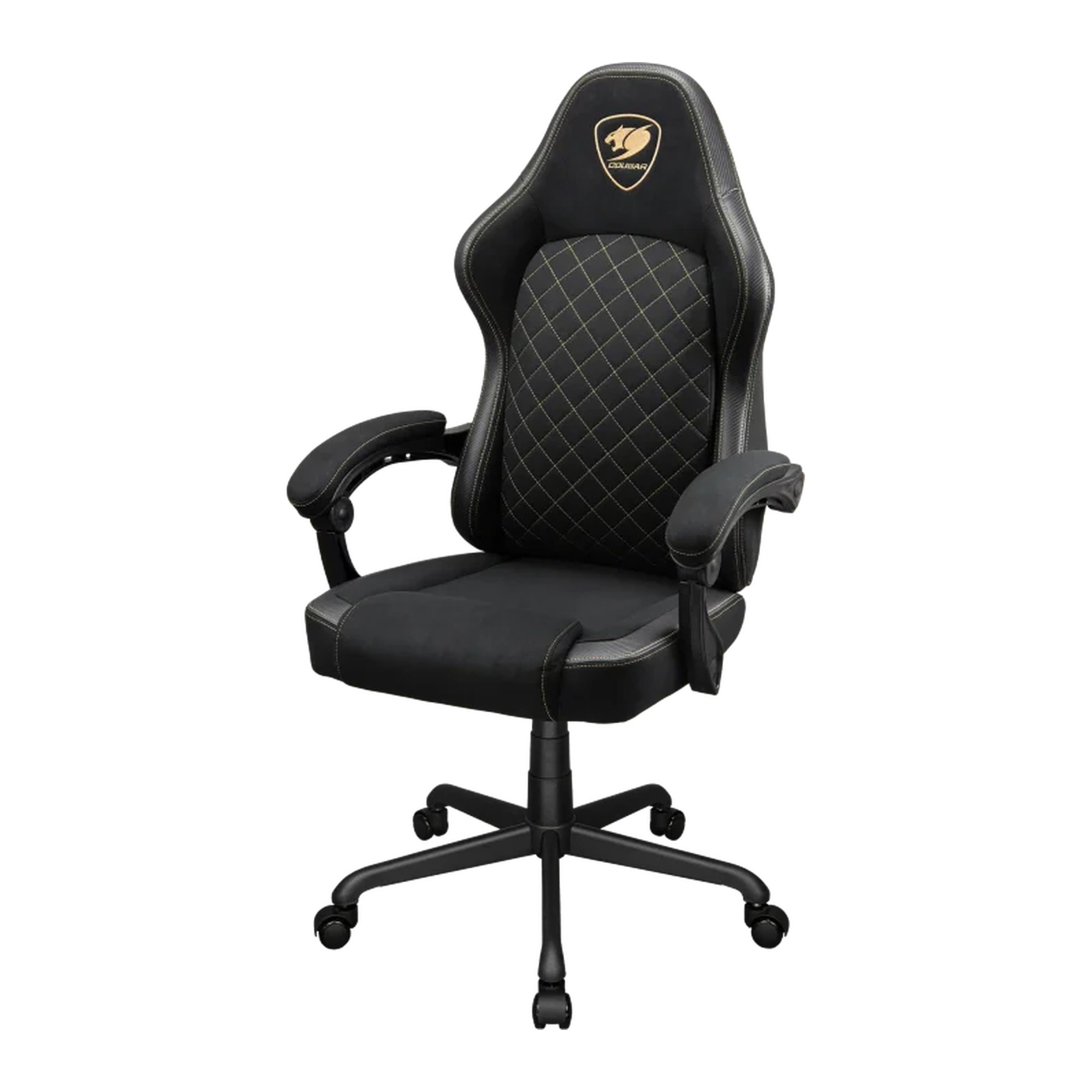 Cougar Fusion EX Fabric Gaming Chair (Gold & Black | 120kg | Dynamic Linkage Armrests) - additional product image 8