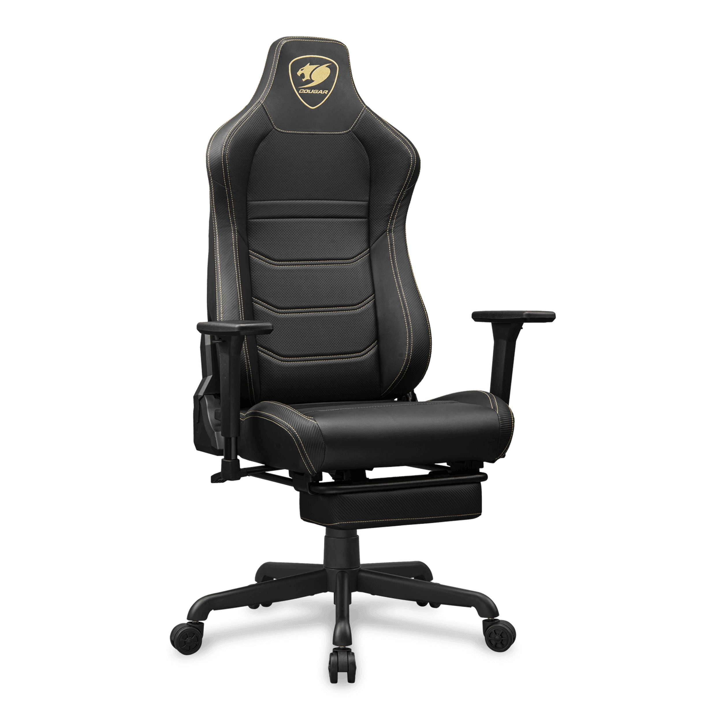 Cougar Armor EVO S GOLD | Gaming Chair with 3D Armrests & Footrest | Orange/Gold - additional product image 8