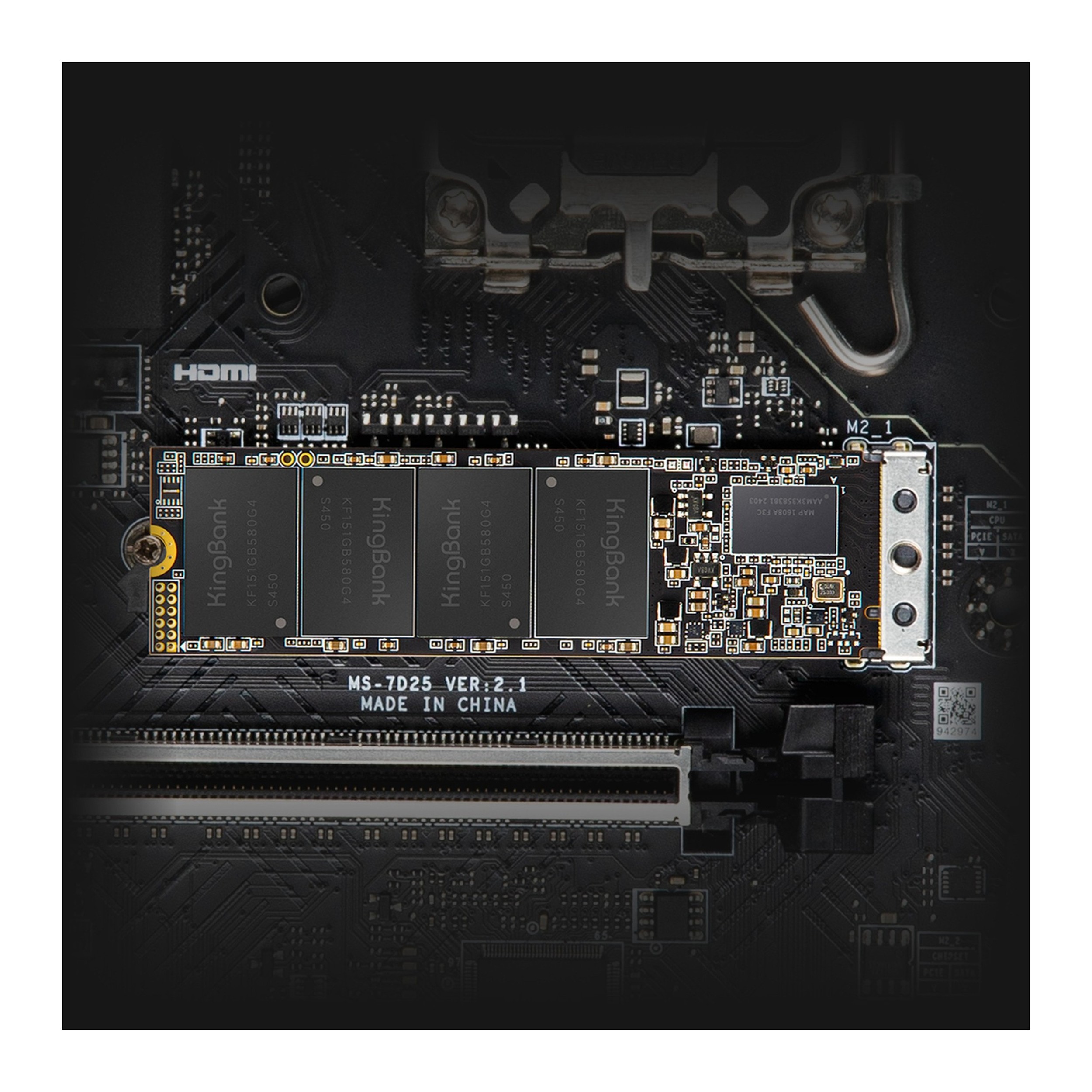 KingBank KP260 Plus 1TB NVMe SSD | PCIe Gen4 x4 for Extreme Speed - additional product image 2