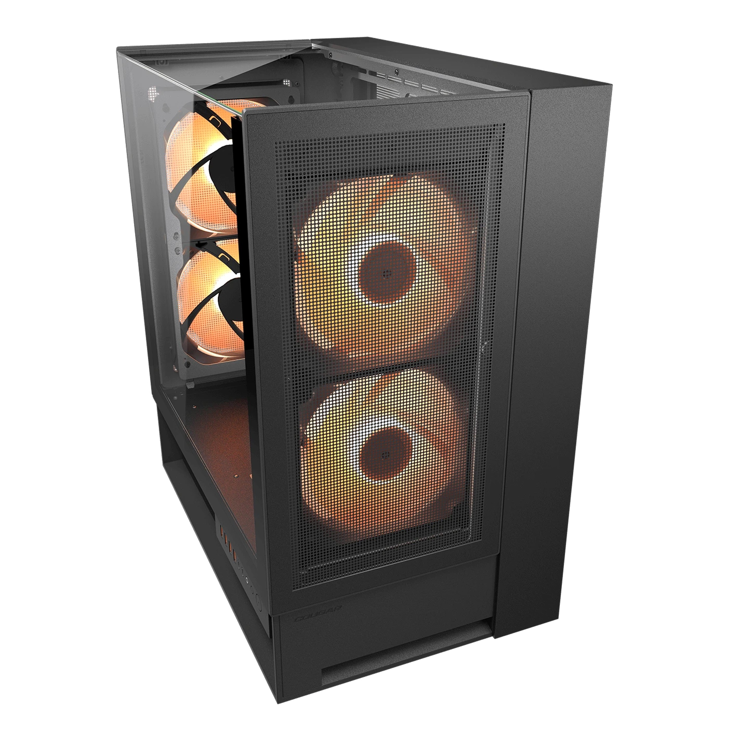 Cougar OmnyX | ATX Mid-Tower Case with 4x 160mm ARGB PWM Fans | Black - additional product image 4