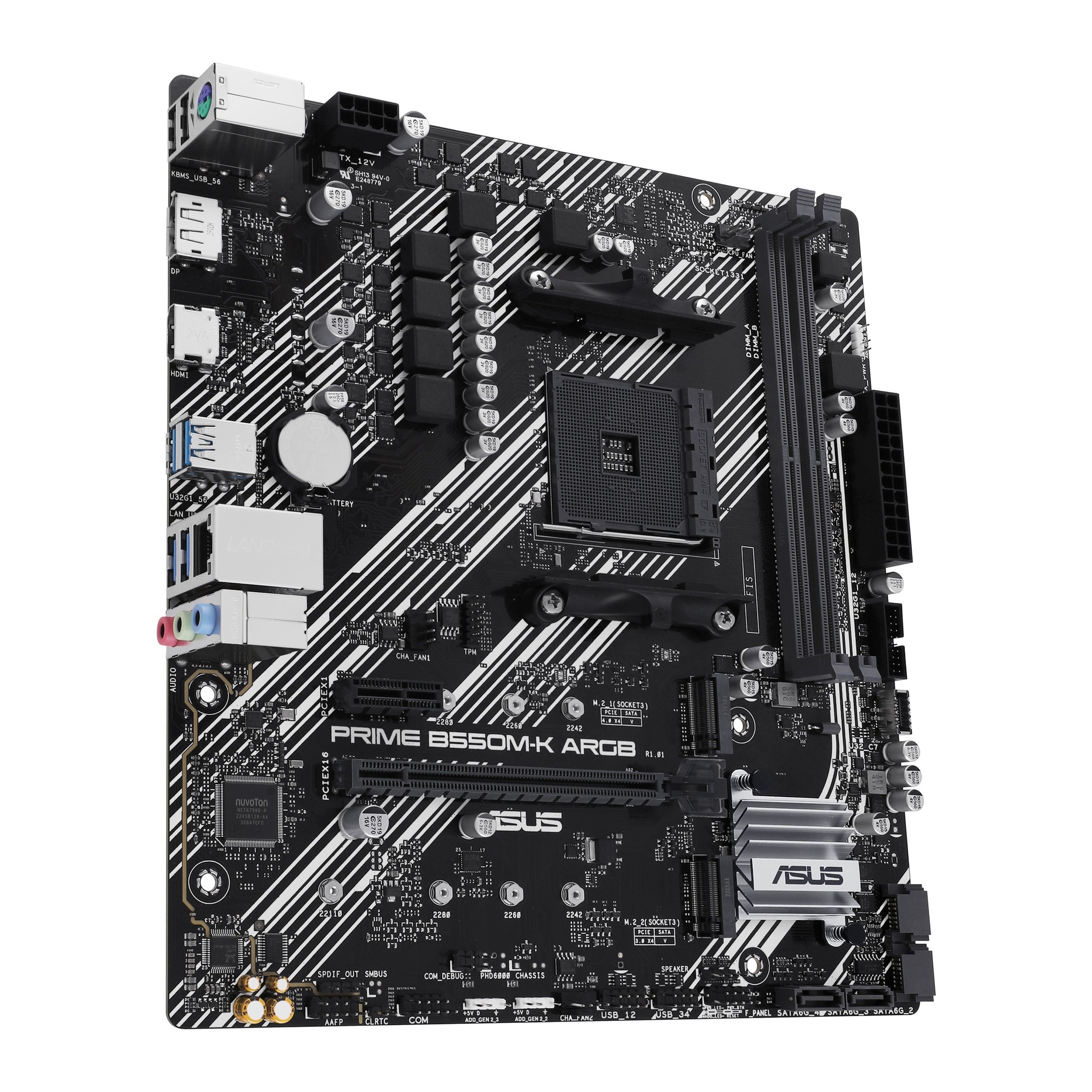 ASUS Motherboard/mATX/AM4/DDR4/2xDIMM/Max.64GB/1xPCIe 4x16/1x PCIe3x16/1xPCIe3x1/2xM.2/4xSATA/1xDP/1xHDMI/RAID. - additional product image 2