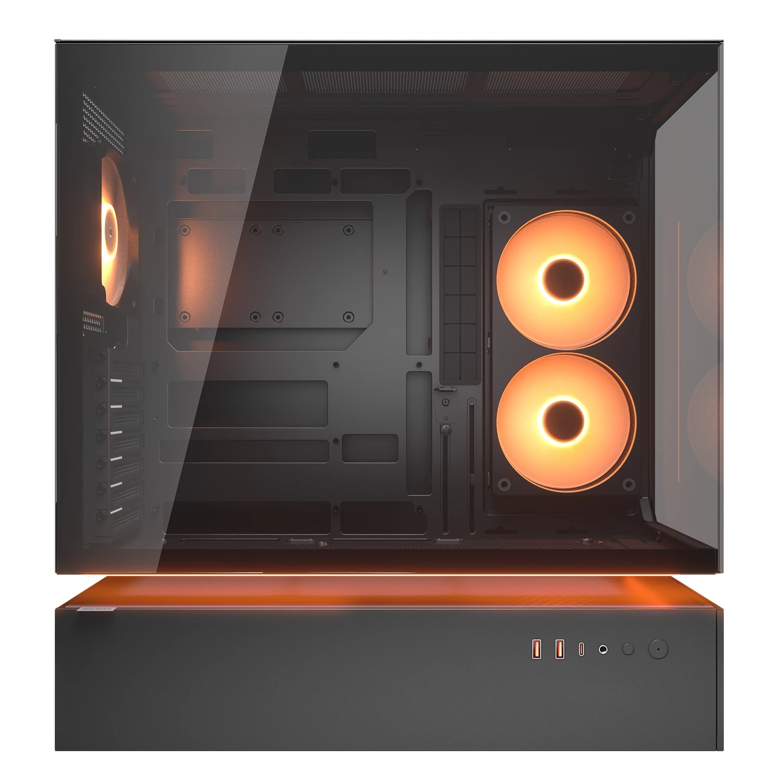 Cougar CFV235 | ATX Mid-Tower Case with Aurora LED Strip & Unity 240 ARGB Fan | Black - additional product image 4