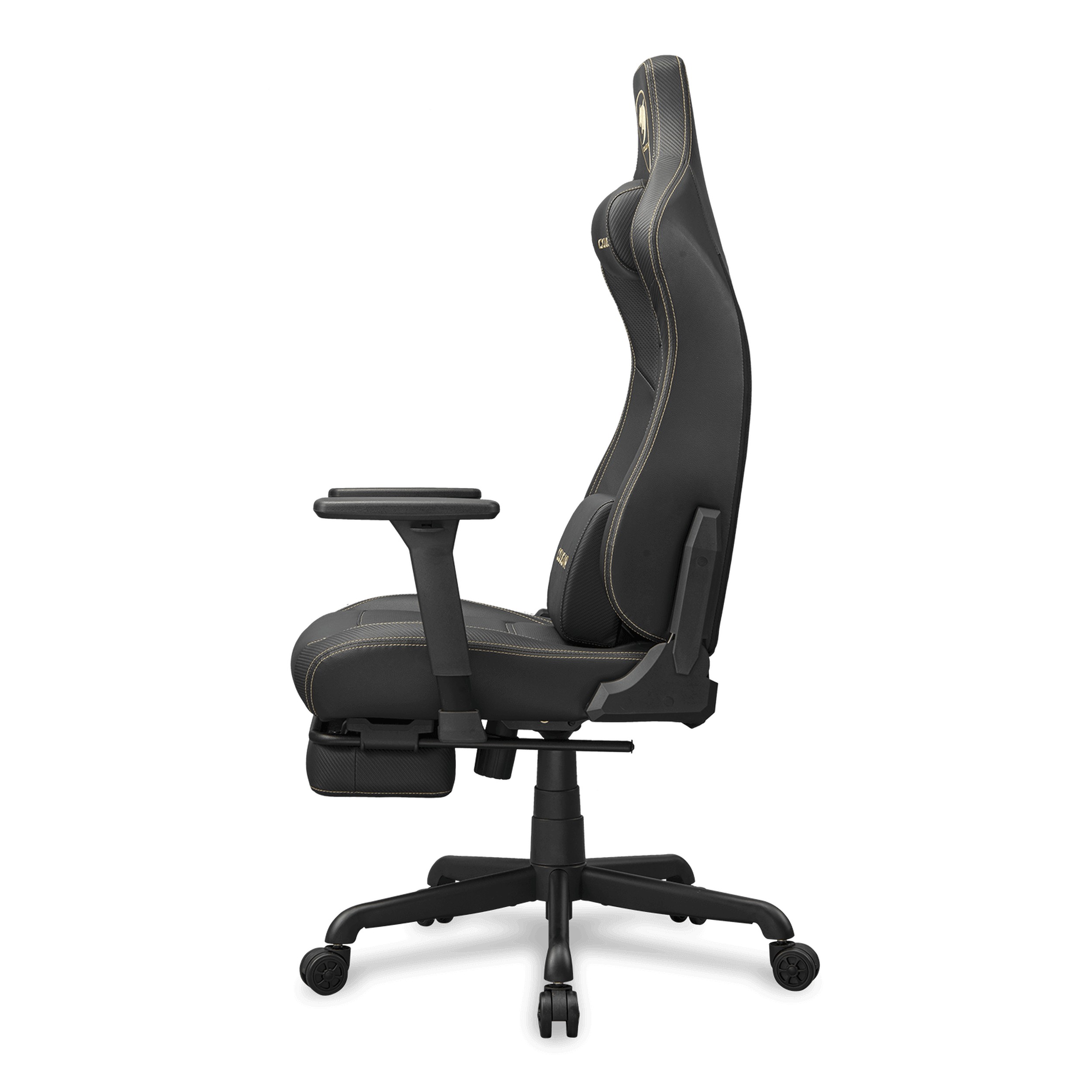 Cougar Armor EVO S GOLD | Gaming Chair with 3D Armrests & Footrest | Orange/Gold - additional product image 3