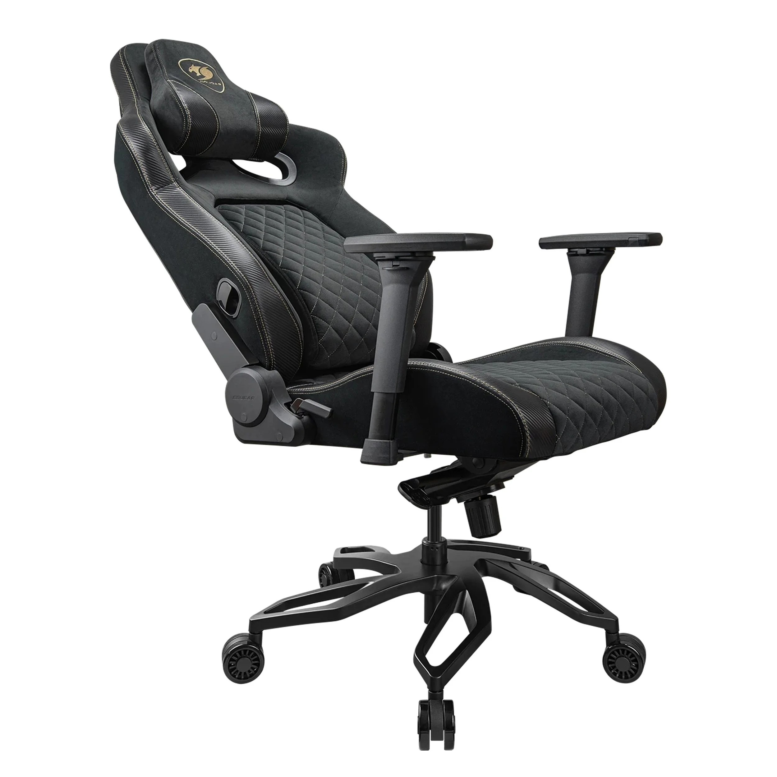 Cougar Titan Pro V2 Fabric Gaming Chair (Gold & Black | 160kg | 4D Armrests) - additional product image 6