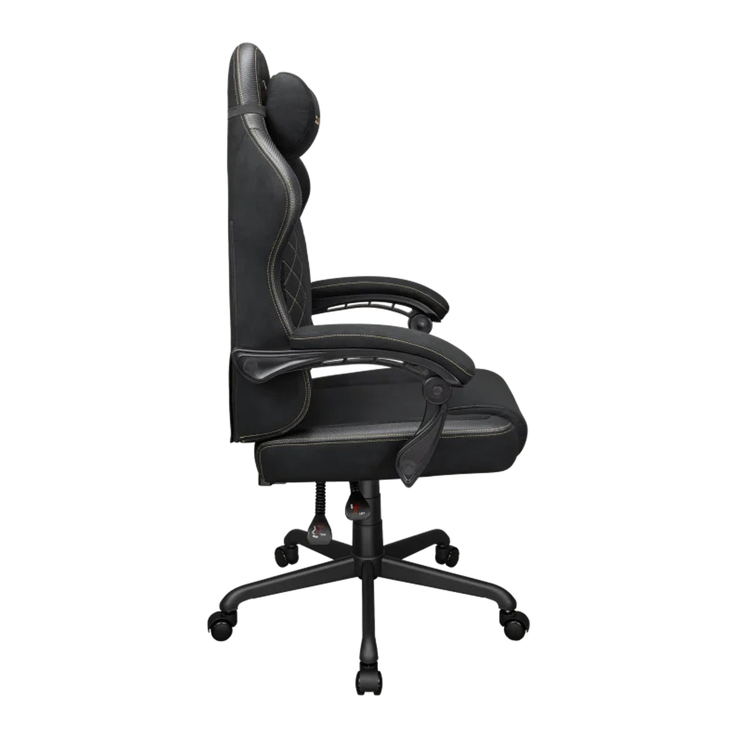 Cougar Fusion EX Fabric Gaming Chair (Gold & Black | 120kg | Dynamic Linkage Armrests) - additional product image 5
